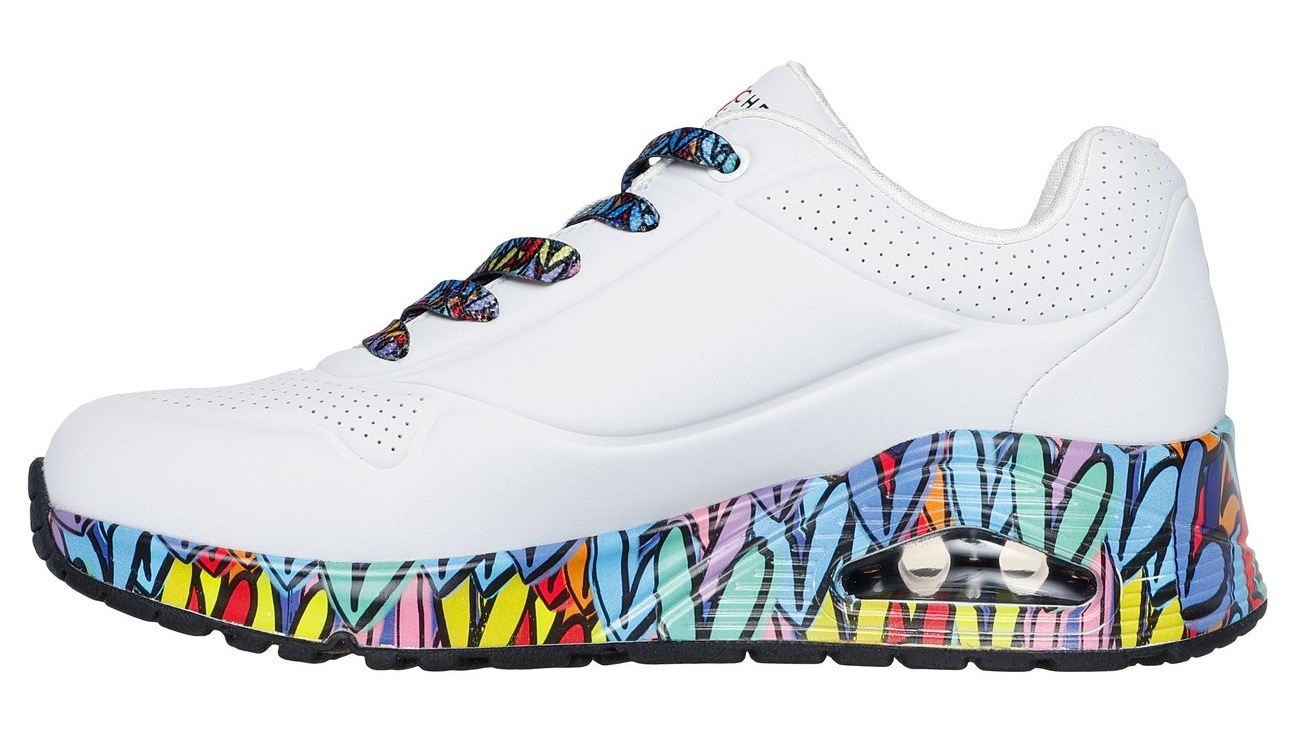 Baskets basses Skechers JGOLDCROWN: UNO - CLASSIC Blanc 36,37,38,39,40,41,35 femmes 3
