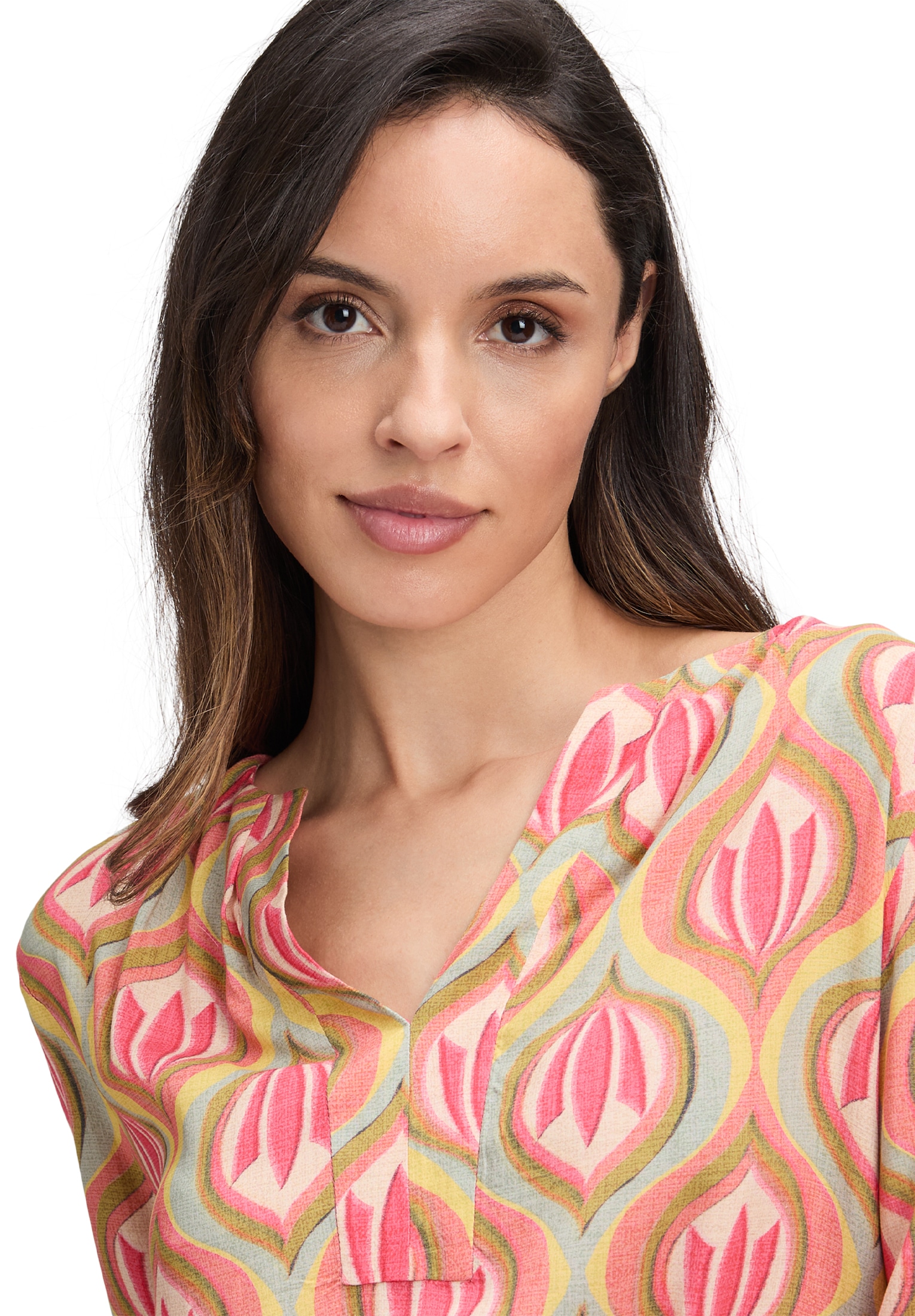 Cartoon Schlupfbluse »Cartoon Damen Casual-Bluse mit Muster«