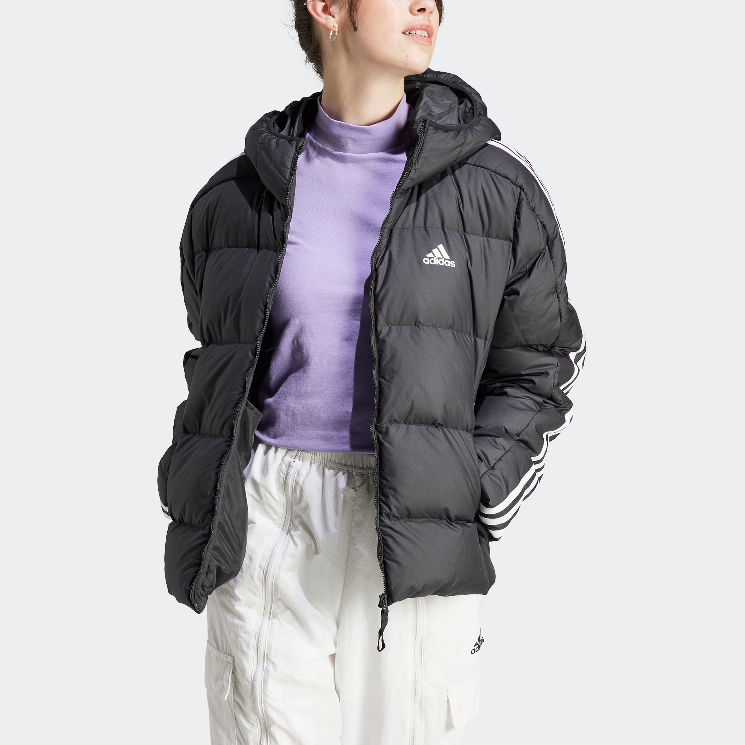 adidas Sportswear Daunenjacke "W ESS M D HO J" Winterjacke Damen günstig online kaufen