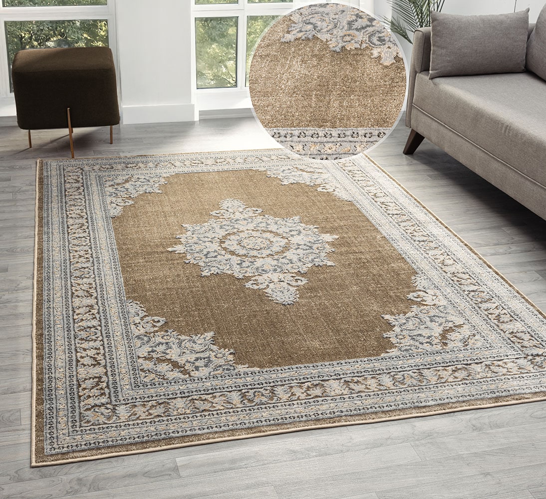 OTTO home Teppich "Banli, Vintage-Look, Orient-Optik" rechteckig 9 mm Höhe günstig online kaufen