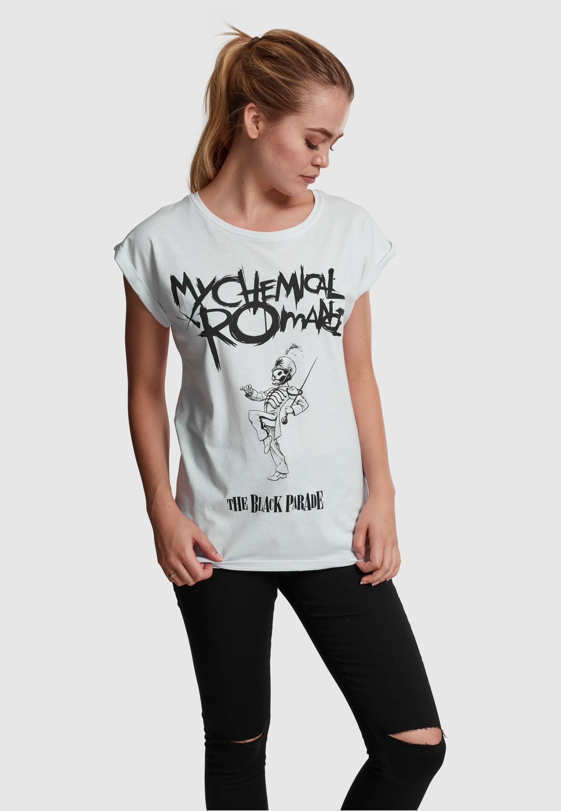Merchcode T-Shirt »Damen Ladies My Chemical Romance Black Parade Cover Tee«, (1 tlg.)