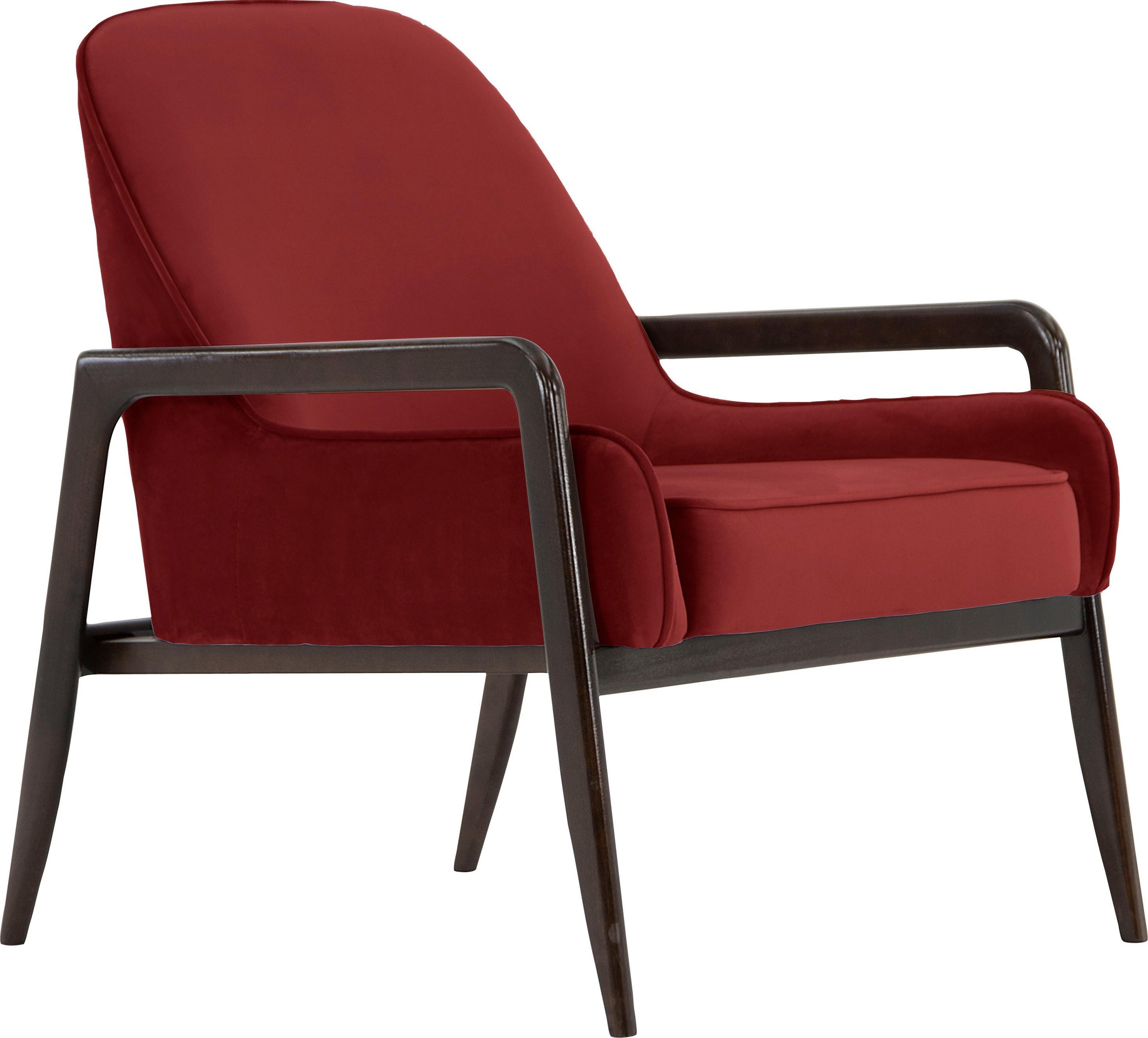 Thumbnail - Home affaire Sessel "Braga" wahlweise mit Gestell aus Eiche in dunkel oder Buchenholz in hell