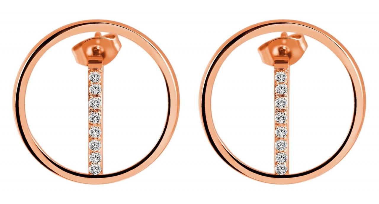 Adelia´s Paar Ohrhänger »Neuheit 2025 - Damen Ohrstecker aus Edelstahl und Strass Ø 23 mm«