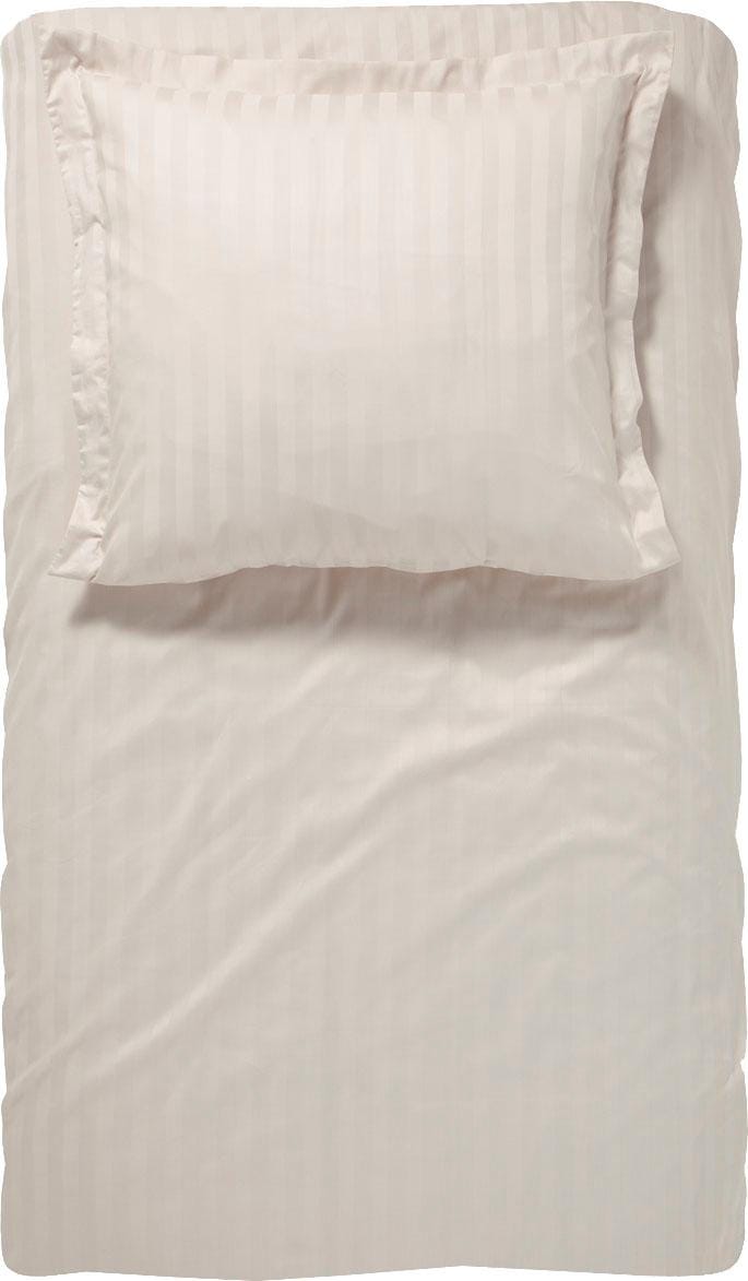 damai Bettwäsche »Streifsatin in Gr. 135x200, 155x220 oder 200x200 cm«, elegante Bettwäsche aus Baumwolle, Bettwäsche mit Reißverschluss