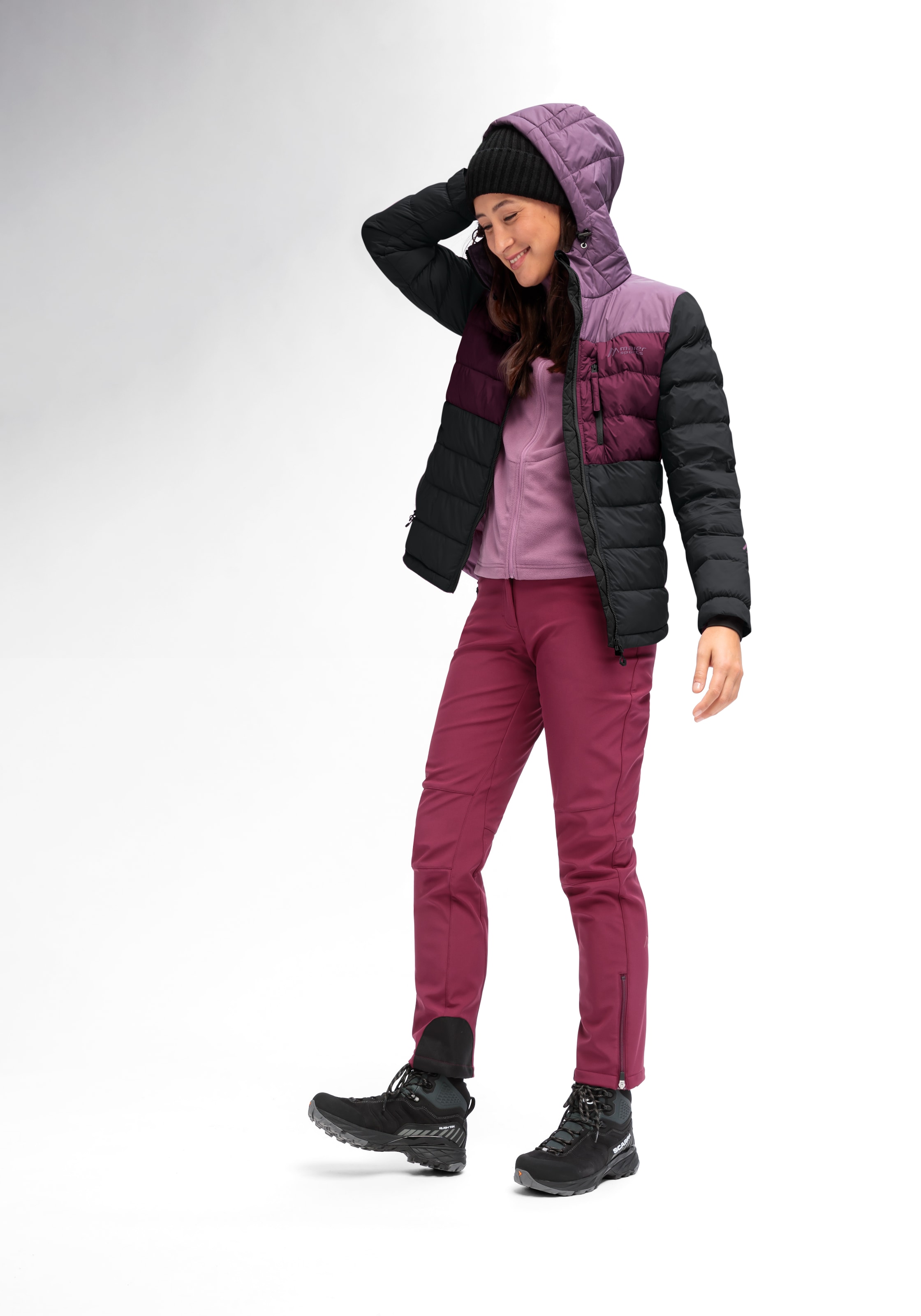 Maier Sports Funktionsjacke »Lomnica W«, Damen Outdoorjacke, Primaloft-Jacke mit RV-Taschen und Kapuze