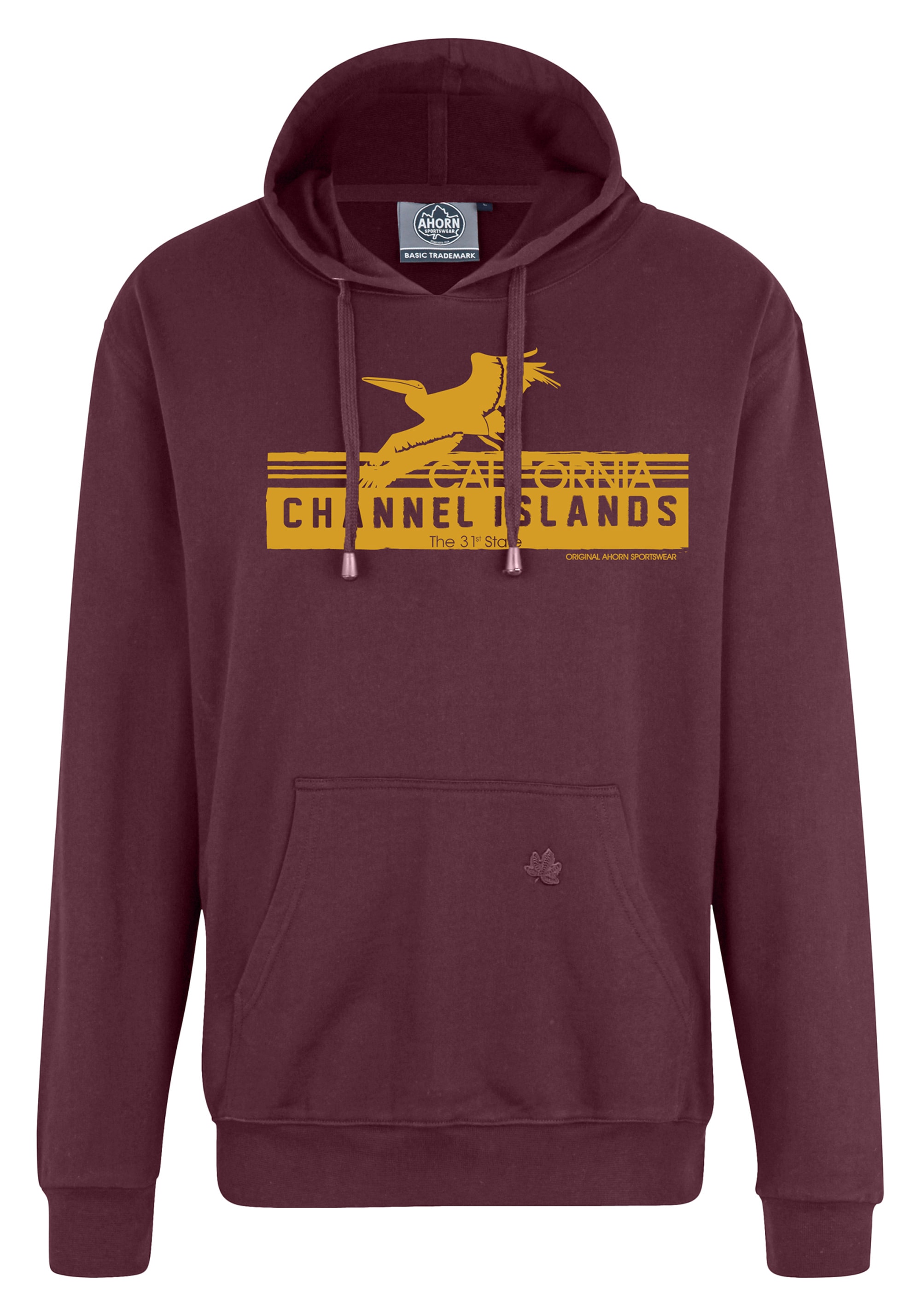 Kapuzensweatshirt »CHANNEL ISLANDS«, mit modischem Frontprint