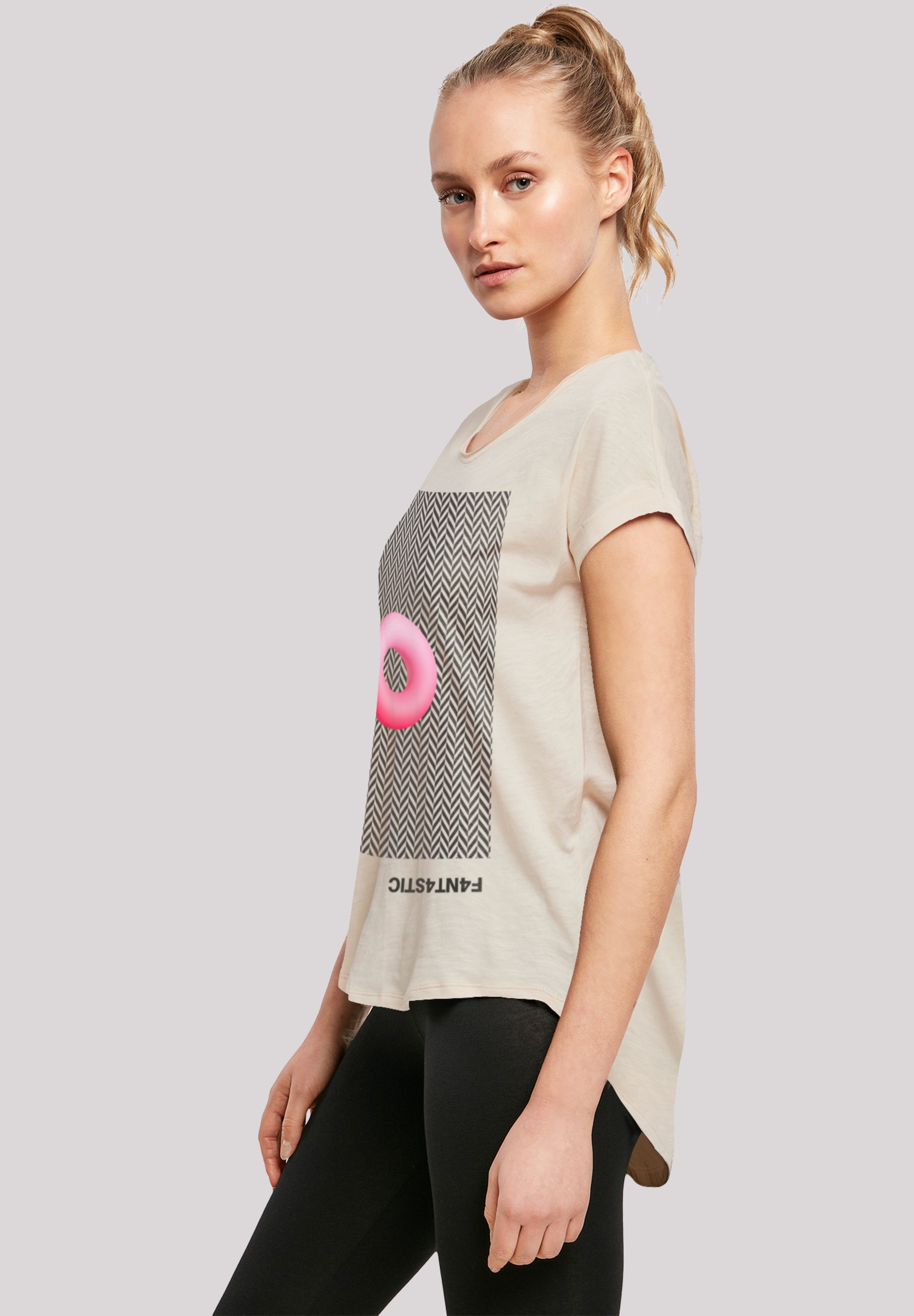 F4NT4STIC T-Shirt »3D PINK RING«, Print