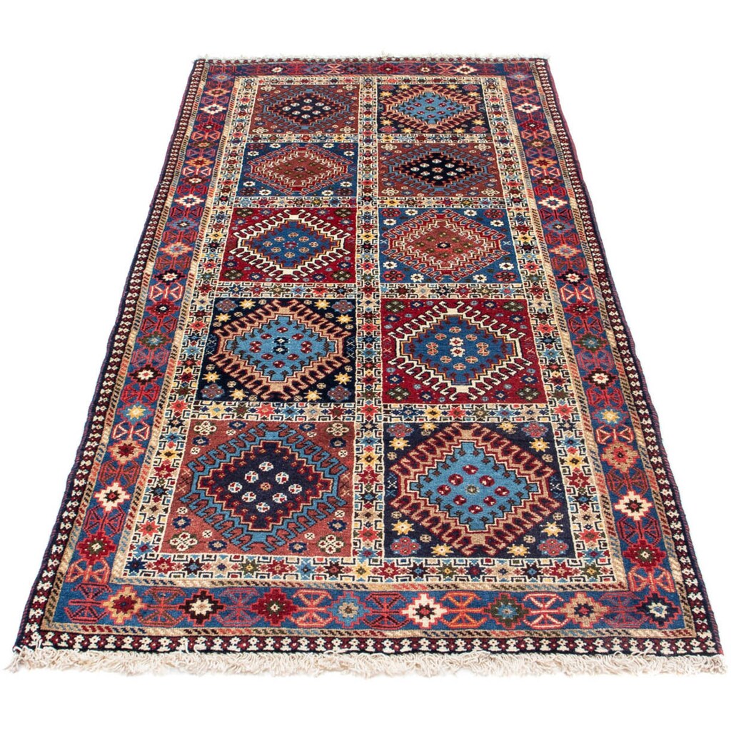 Wohnen Teppiche morgenland Wollteppich »Yalameh Durchgemustert Marrone 310 x 200 cm«, rechteckig, 1 mm Höhe, Unikat mit Zertifik Wohnen Teppiche morgenland Wollteppich »Yalameh Durchgemustert Marrone 310 x 200 cm«, rechteckig, 1 mm Höhe, Unikat mit Zertifik