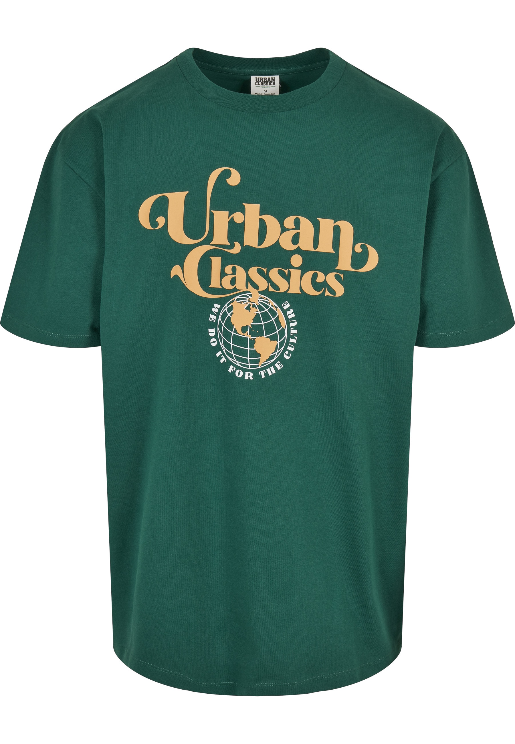 URBAN CLASSICS T-Shirt "Urban Classics Herren Organic Globe Logo Tee" 1 Stk.