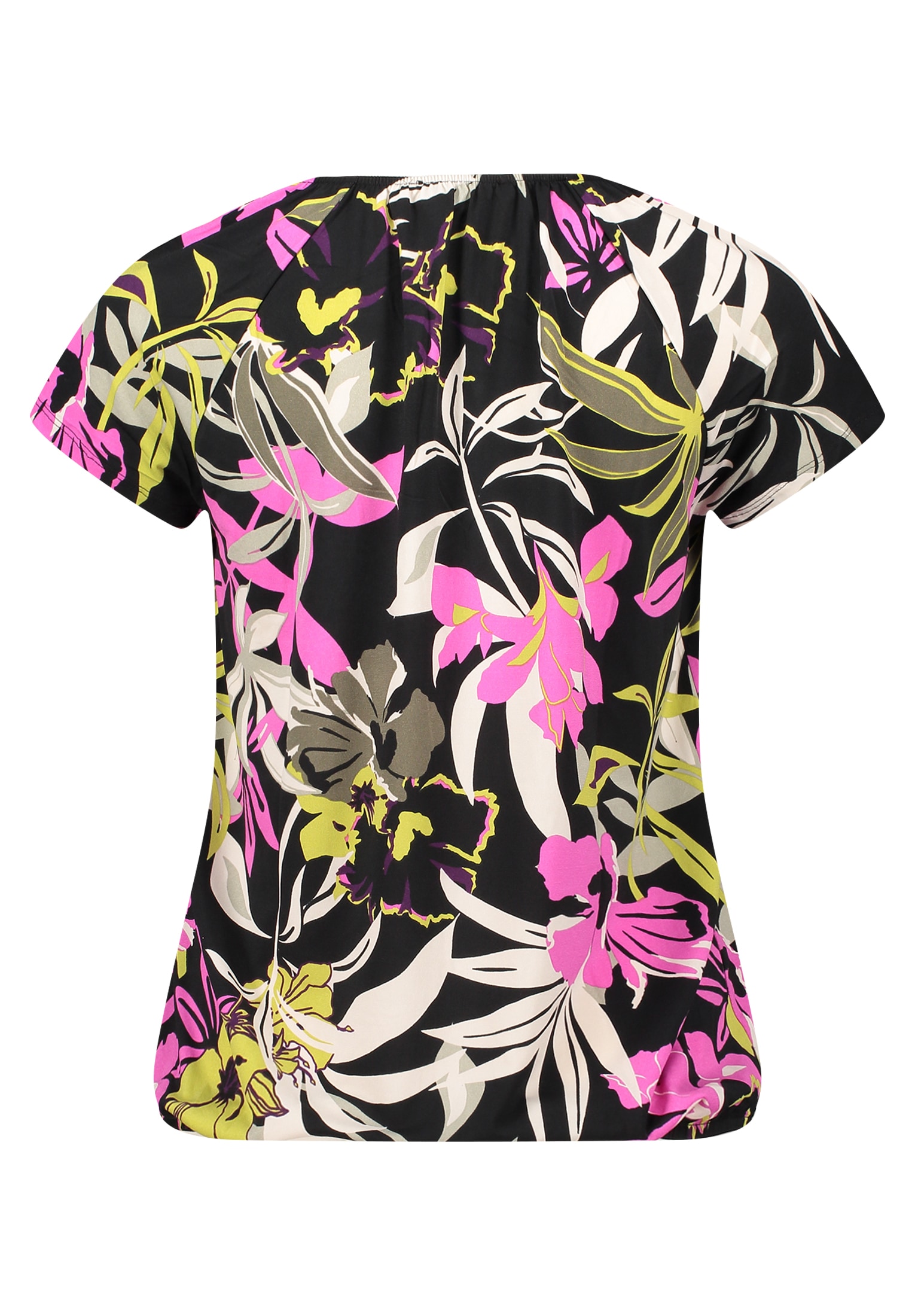 Betty Barclay Kurzarmshirt »Betty Barclay Printshirt mit Gummizug«, (1 tlg.), Glitzersteine