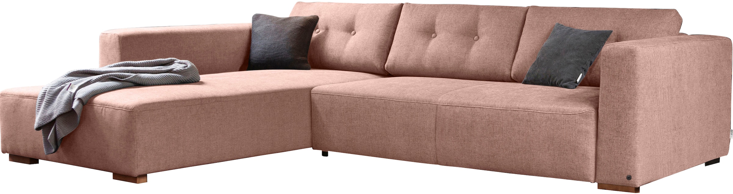 TOM TAILOR HOME Ecksofa »HEAVEN CHIC M«, aus der COLORS COLLECTION, wahlweise mit Bettfunktion & Bettkasten