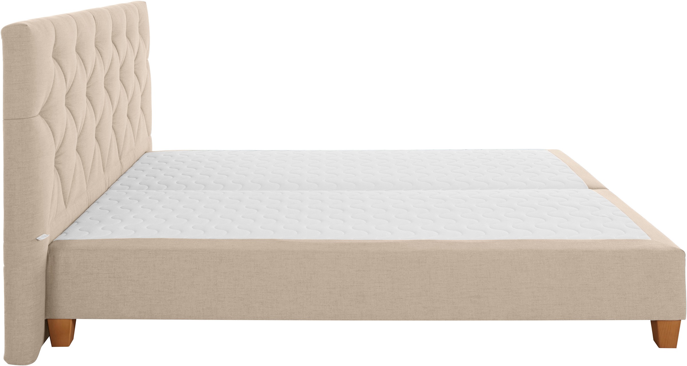 Guido Maria Kretschmer Home&Living Boxspringbett »Harmones«, in 3 Breiten, Härtegrad auch im Mix mit je 1 Matratze in H2 und H3