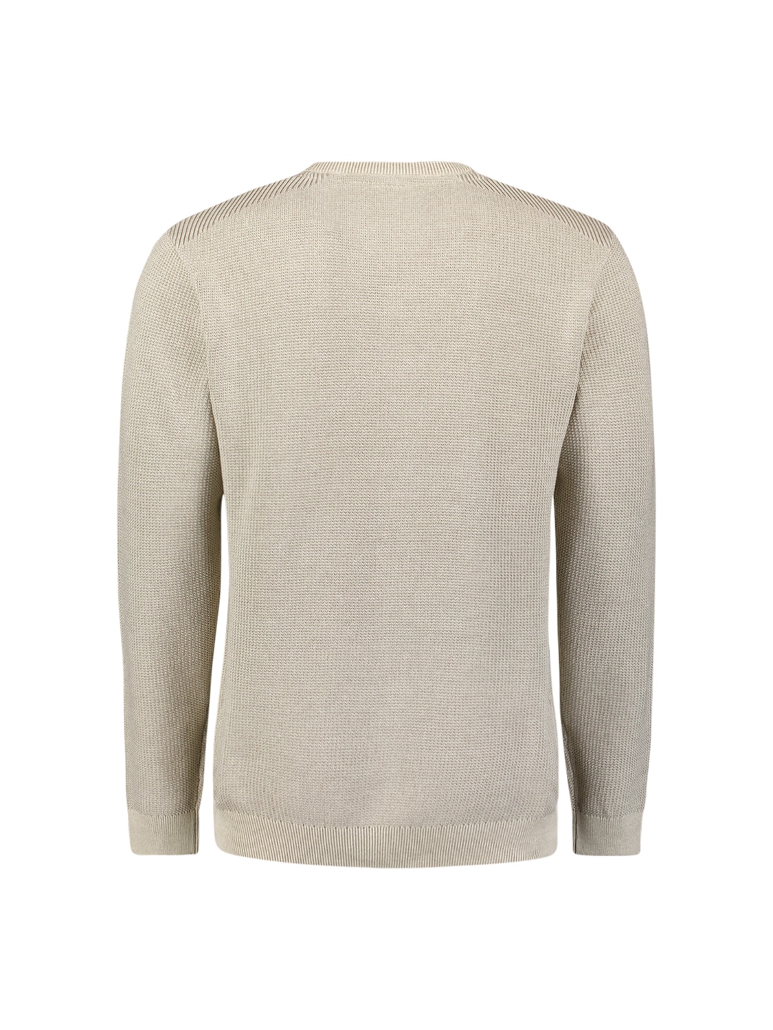 NO EXCESS V-Ausschnitt-Pullover »No Excess Pullover mit Schulterrippung«