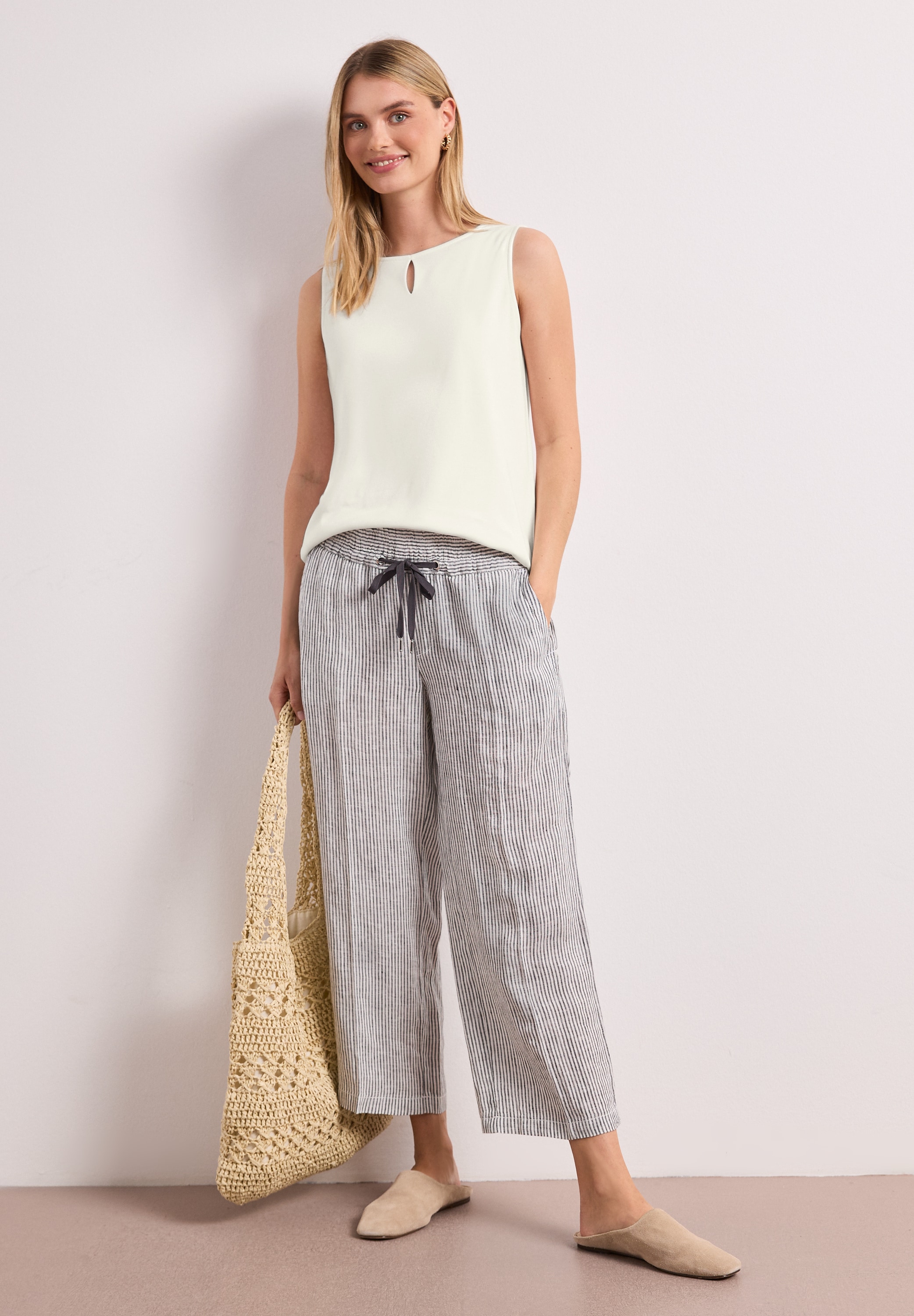 STREET ONE Shirttop und Cut-Out-Detail