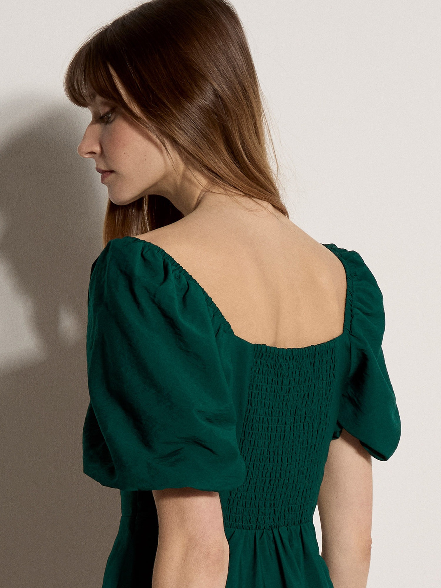Apricot Minikleid »Fit-and-Flare-Minikleid« mit Smokdetails