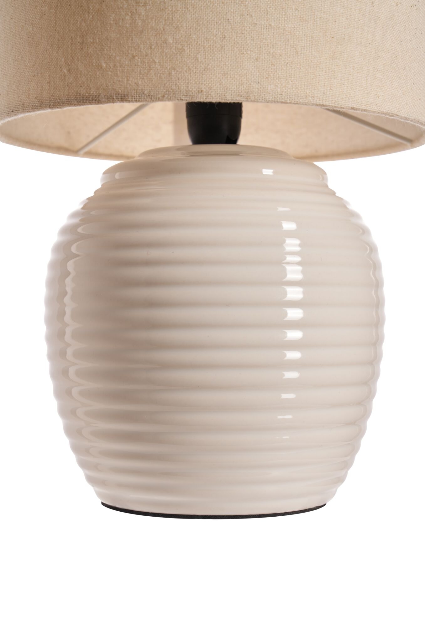 Pauleen Tischleuchte »Lovely Charm max.20W E14 Beige/Creme 230V Stoff/Keramik« E14 1 Stk. IP20