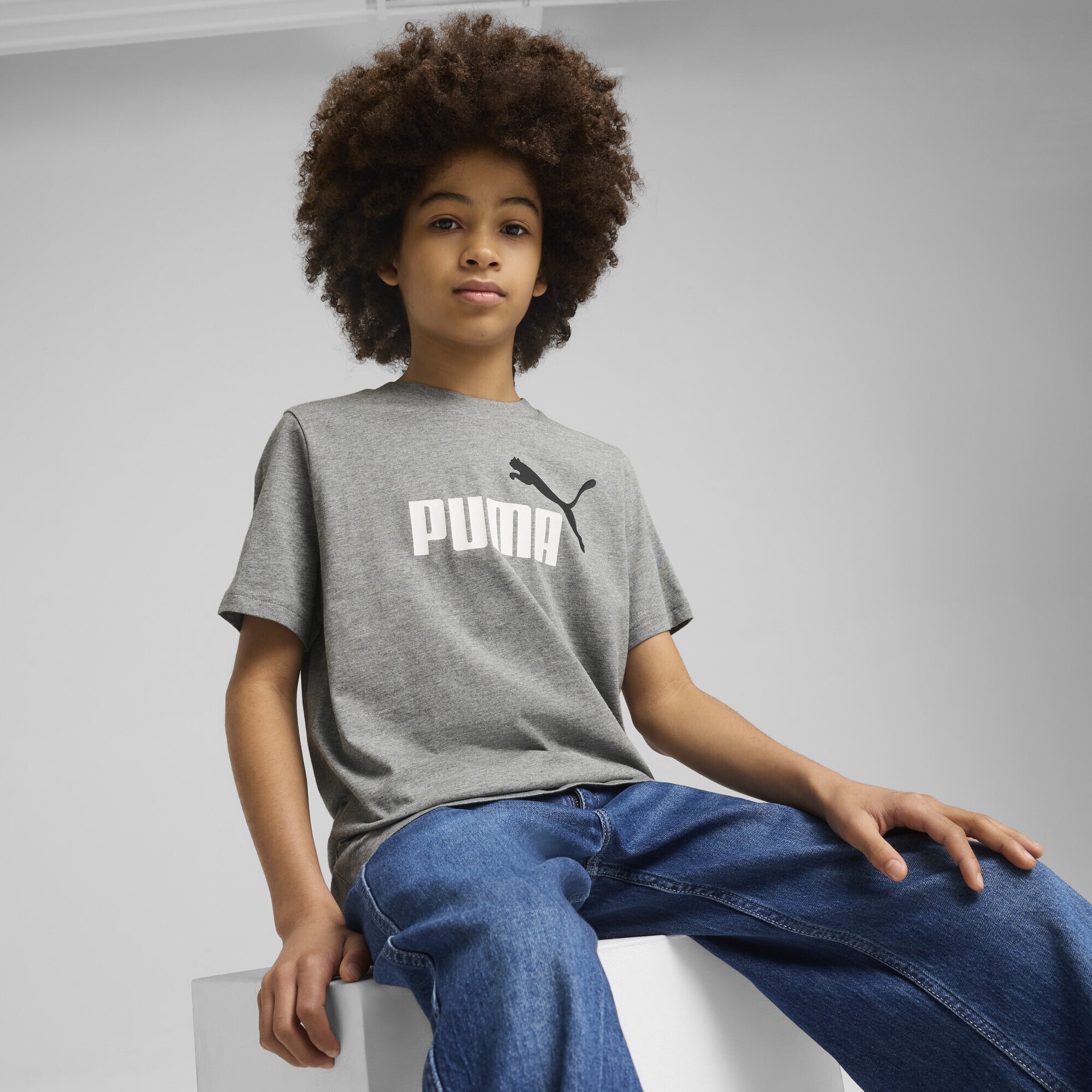 PUMA T-Shirt »Essentials Colour No.1 Logo T-Shirt Jungen«