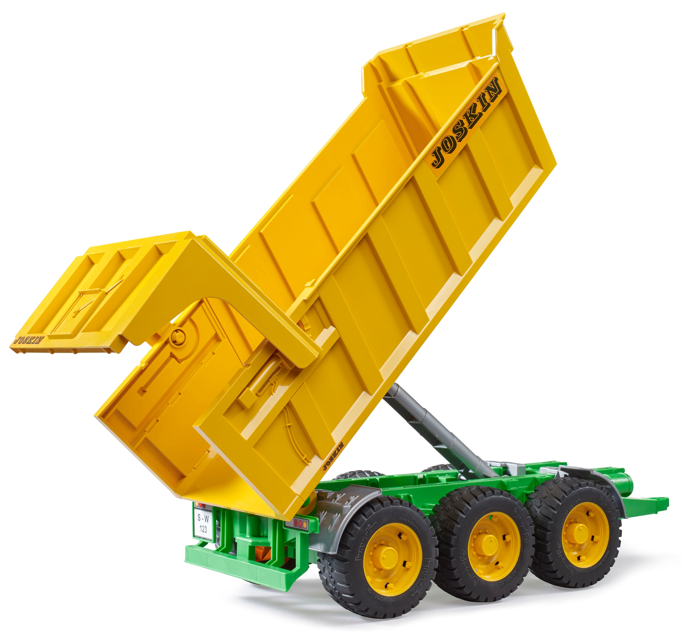 Bruder® Spielfahrzeug-Anhänger »Wannenanhänger 46 cm Joskin 3 Achsen (02212)«, Made in Europe