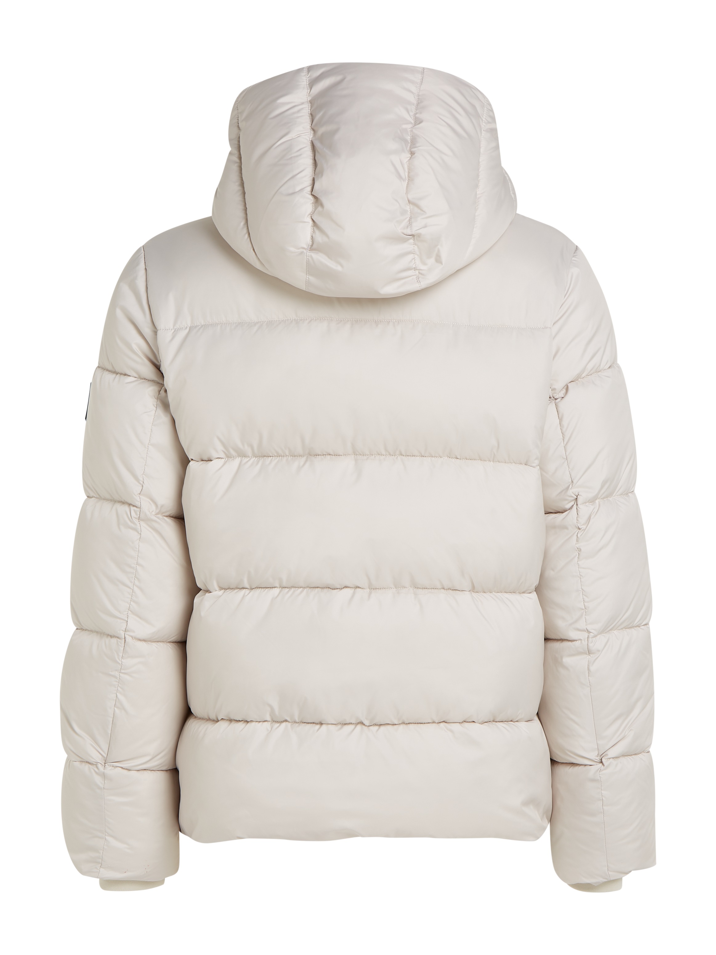 Calvin Klein Outdoorjacke »HOODED QUILT PUFFER MW«, mit Kapuze, mit Logopatch
