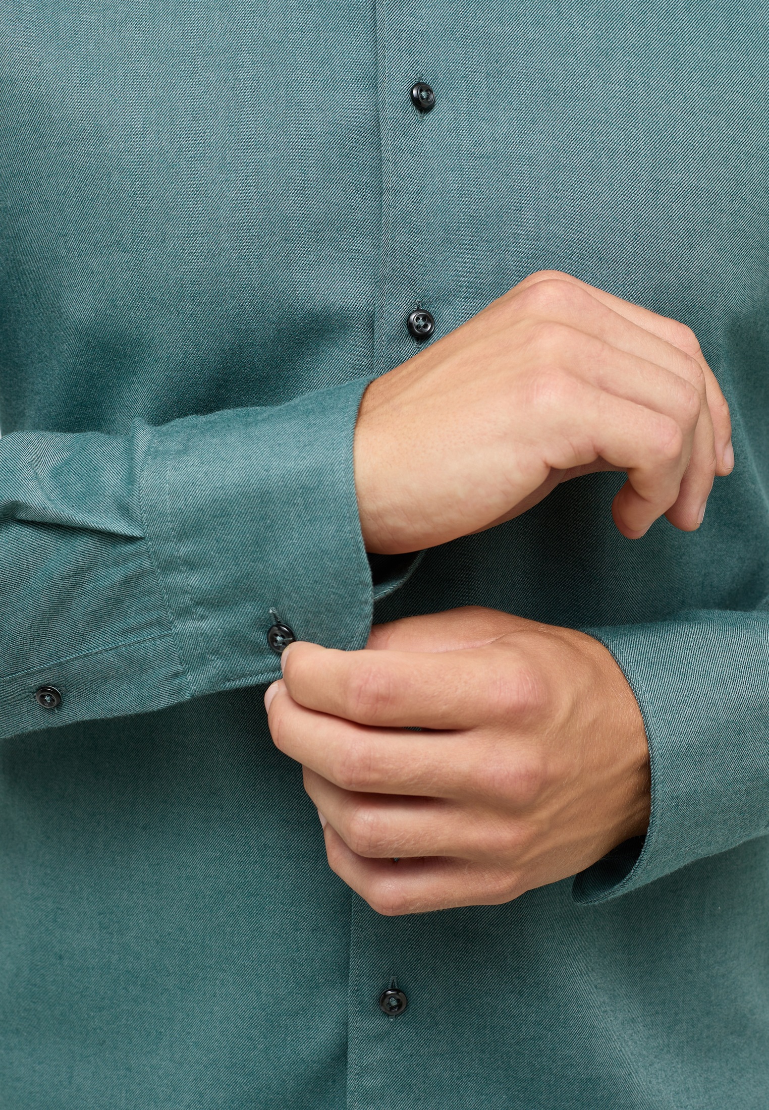 Eterna Langarmhemd »SLIM FIT« EASY IRON (bügelleicht)