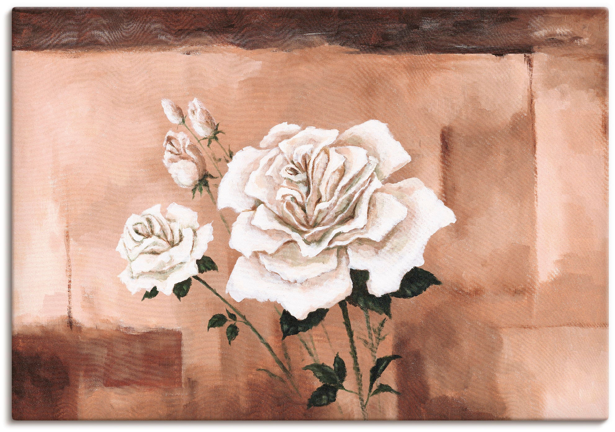 Artland Wandbild »Rosen«, Blumen, (1 versch. Poster kaufen oder St.), Größen in | Wandaufkleber Leinwandbild, Alubild, als BAUR