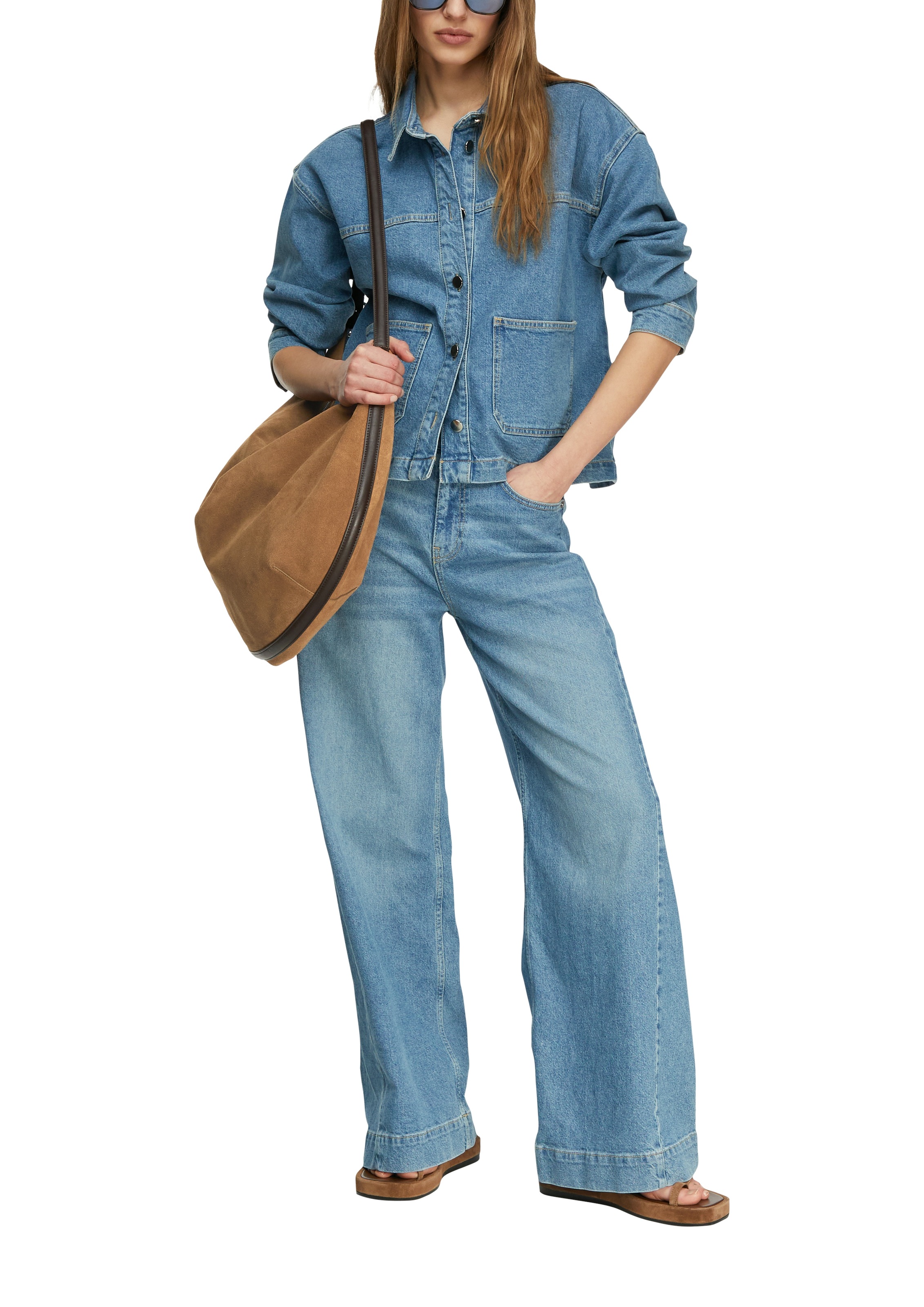 Thumbnail - Comma Jeansjacke mit Taschen