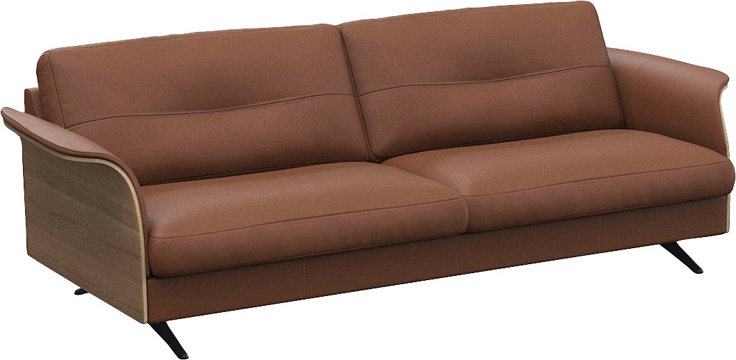 FLEXLUX 3-Sitzer »Glow Designsofa, bequem und komfortabel durch hochwertigen Sitzaufbau«, Skandinavisches Design, In hochwertiger Verarbeitung