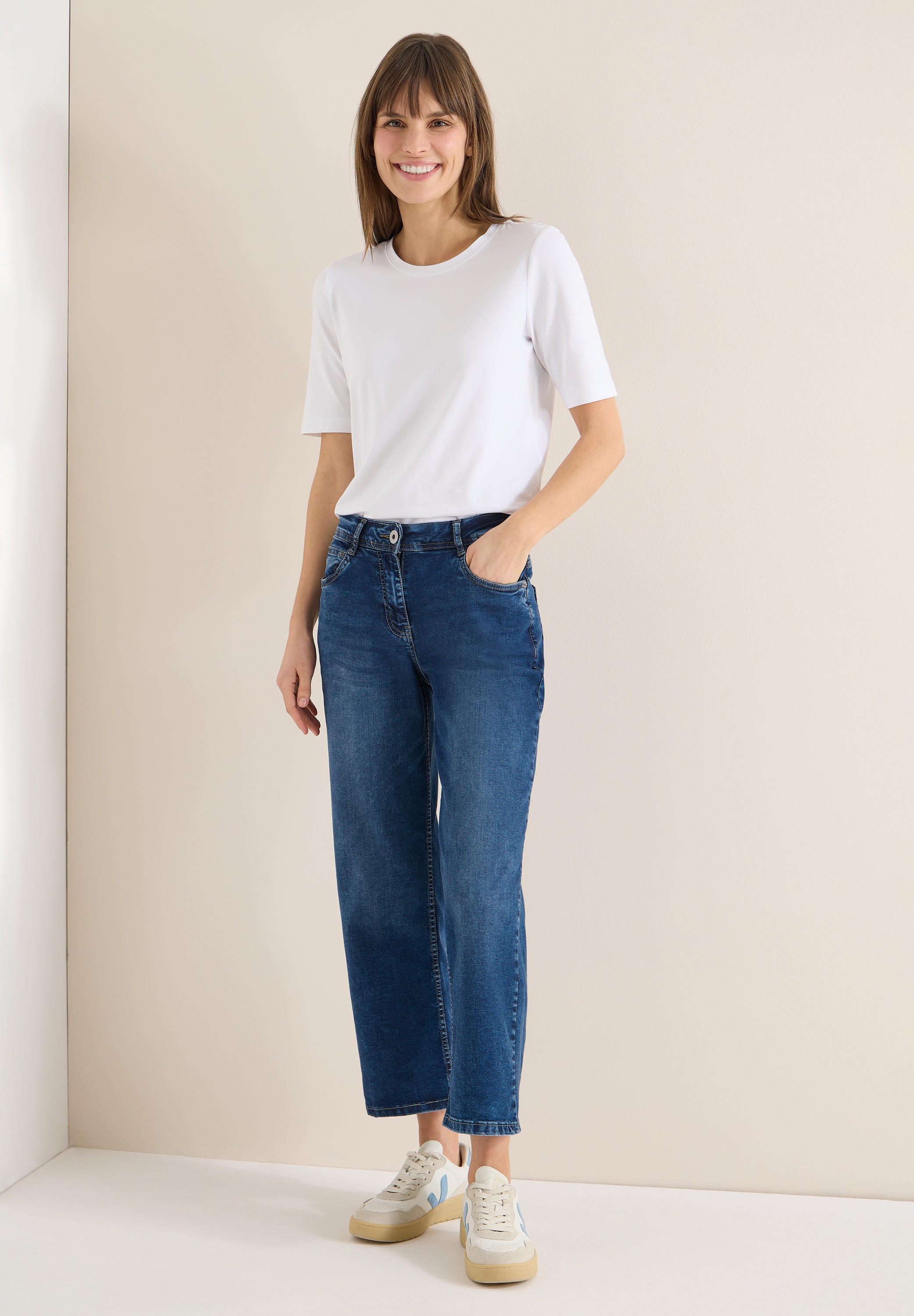 Cecil Loose-fit-Jeans High Waist
