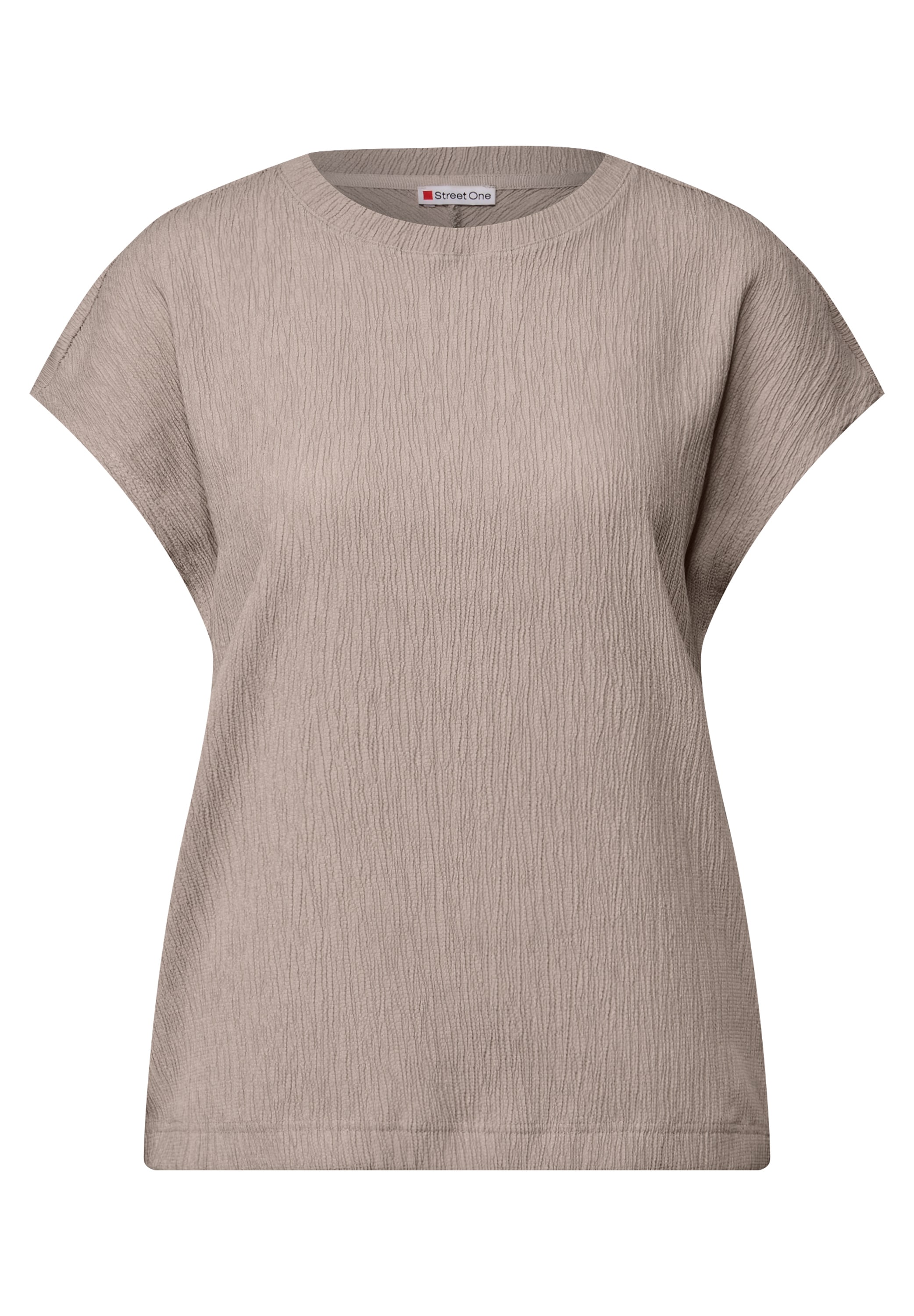 STREET ONE T-Shirt, mit Elastiksaum