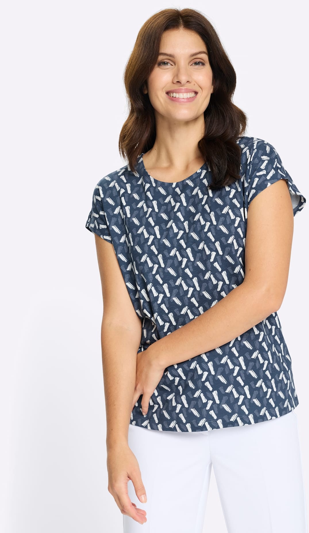 Classic Basics Kurzarmshirt "Druck-Shirt" 1 tlg. günstig online kaufen