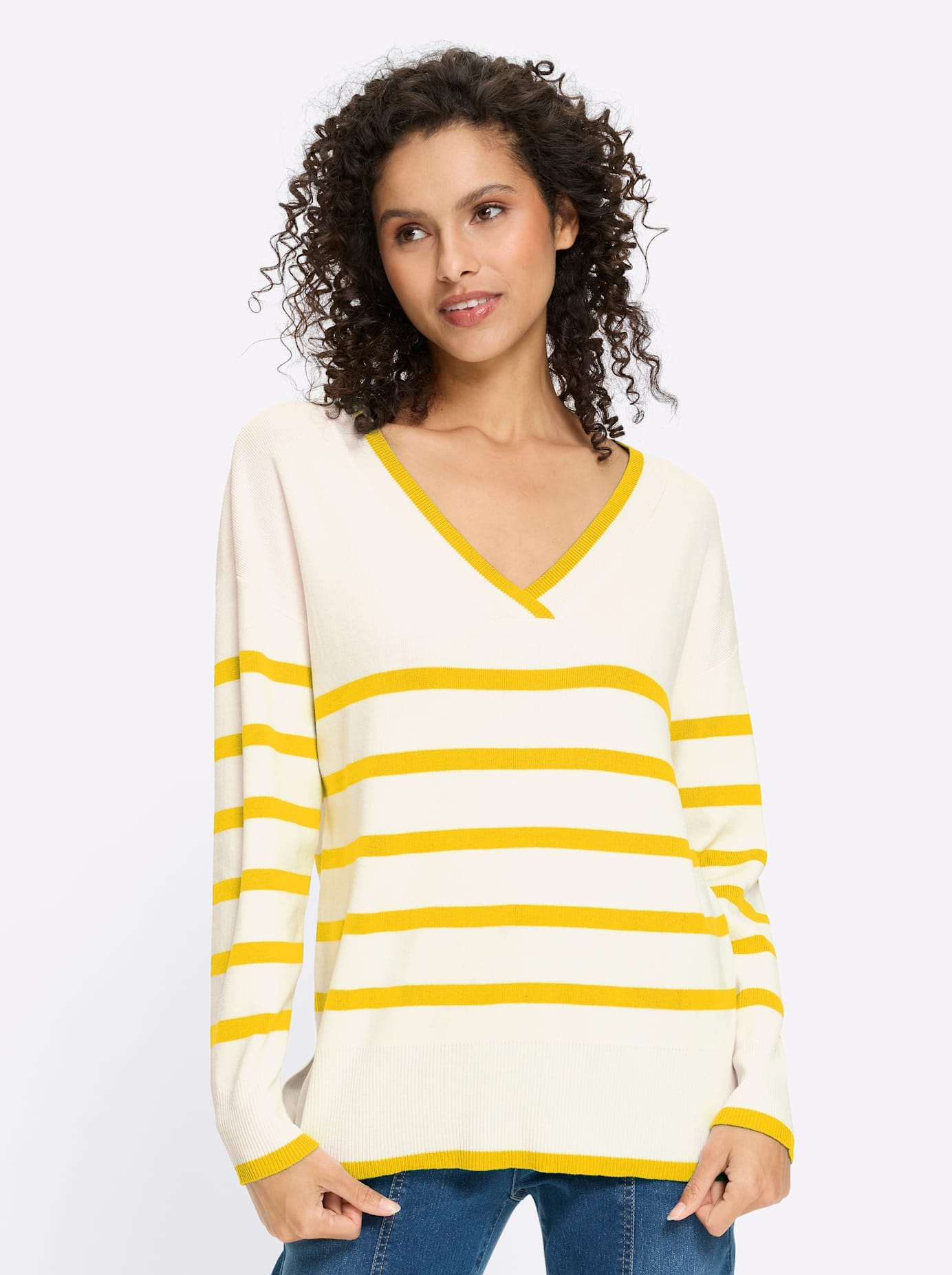 heine V-Ausschnitt-Pullover "Pullover" günstig online kaufen