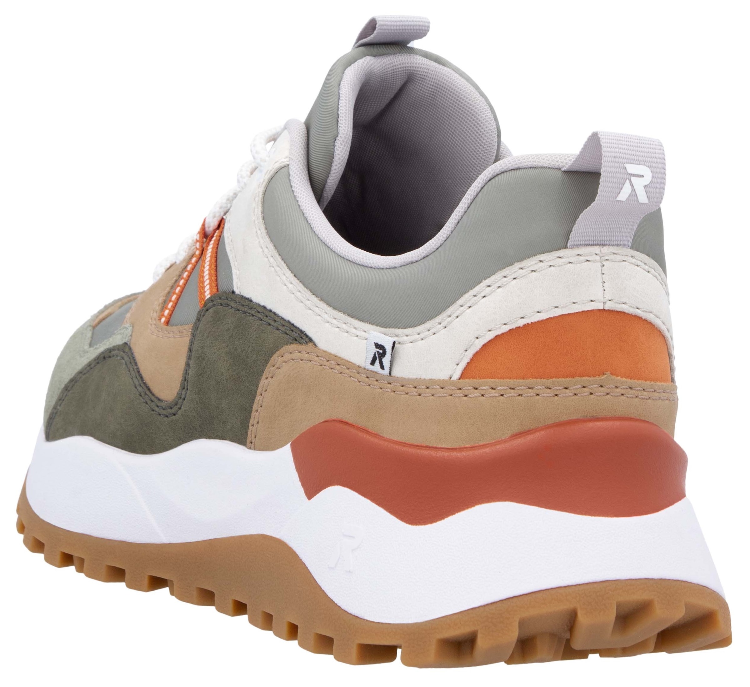 RIEKER Sport Slip-On Sneaker »Castello«, Halbschuh, Freizeitschuh, Slip in mit herausnehmbarer Soft-Einlage