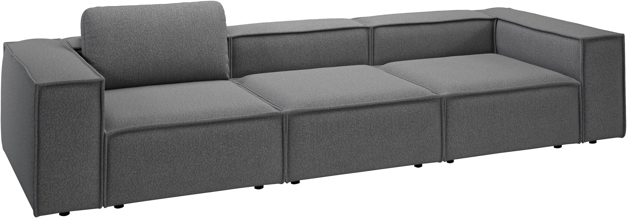 Places of Style 3,5-Sitzer »Watertown, modernes Big-Sofa XXL, 336 cm Breite, auch in Feincord«, Riesiges Designersofa mit viel Platz & weichen Bezügen in Trendfarben