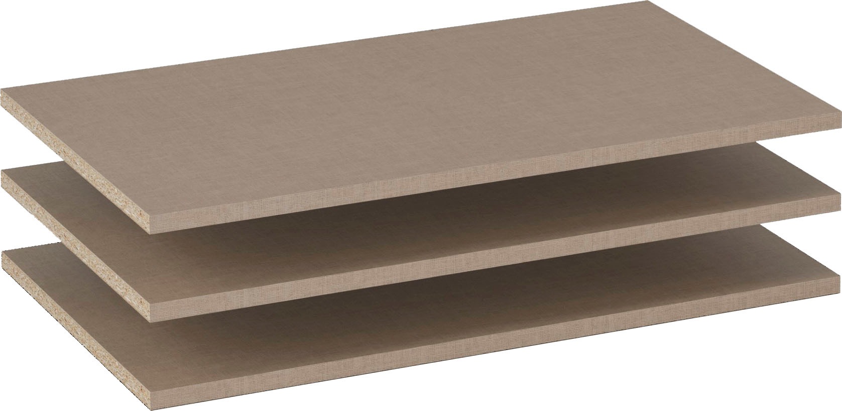 rauch "Zubehör für Schränke der Serie MINOSA Schranktiefe 41 bzw. 48 cm" 2er-Set Breite 66 cm, Tiefe 37 cm