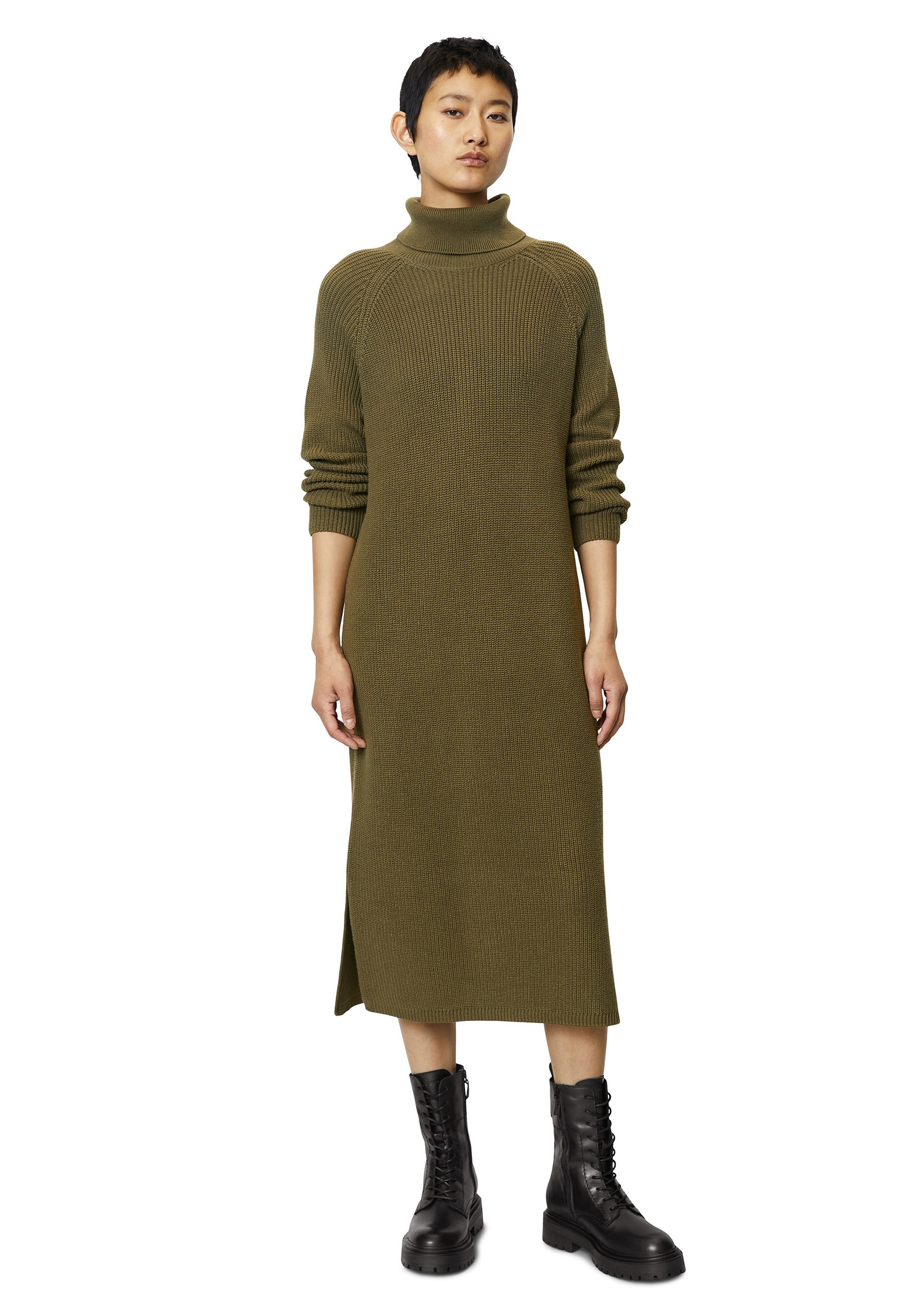 Marc O'Polo Strickkleid »aus Organic Cotton-Garn«