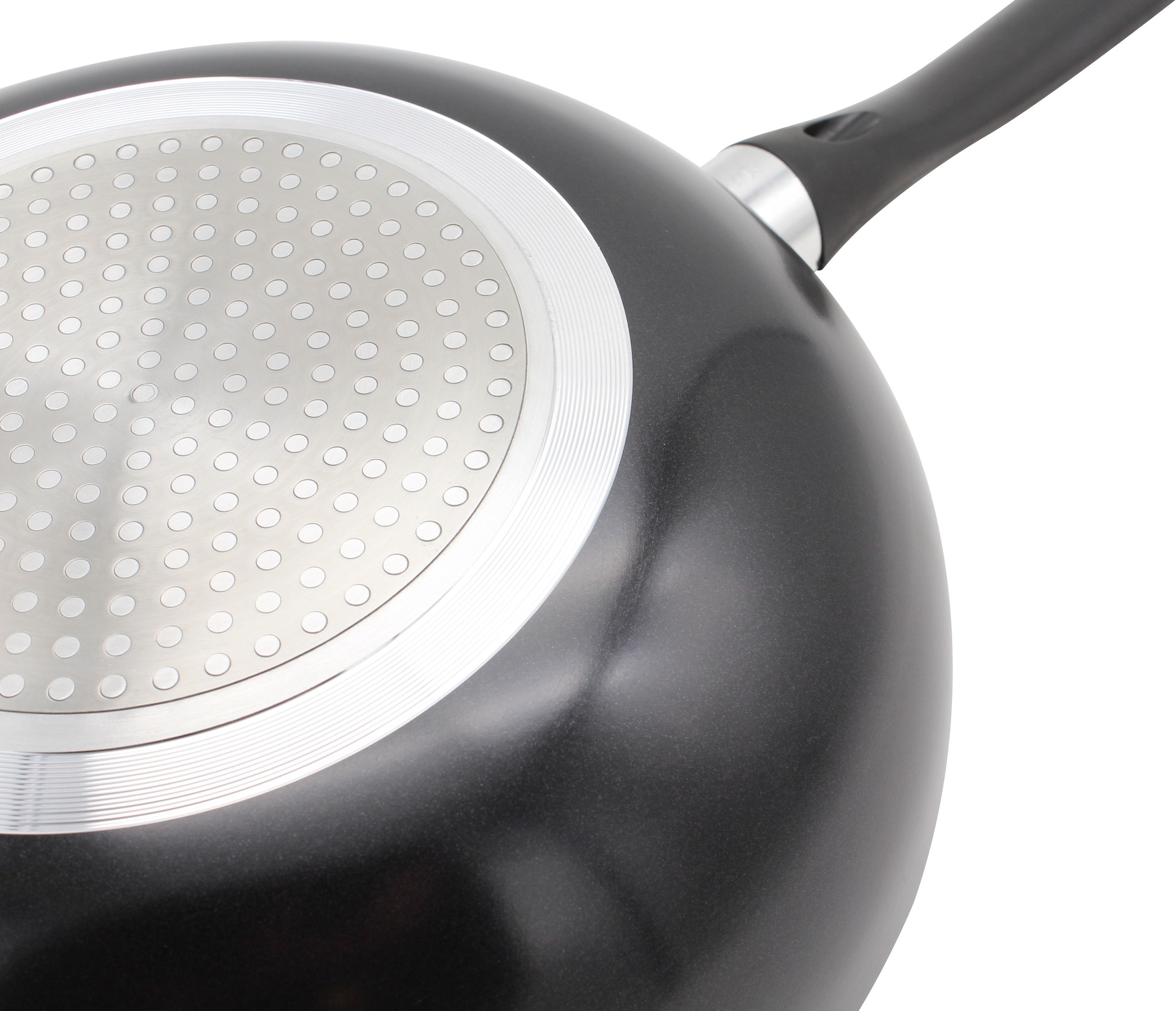 Krüger Wok »Aluminium Wokpfanne, 28 cm«, Aluminiumguss, (1 tlg.), für Induktions-Kochfelder geeignet
