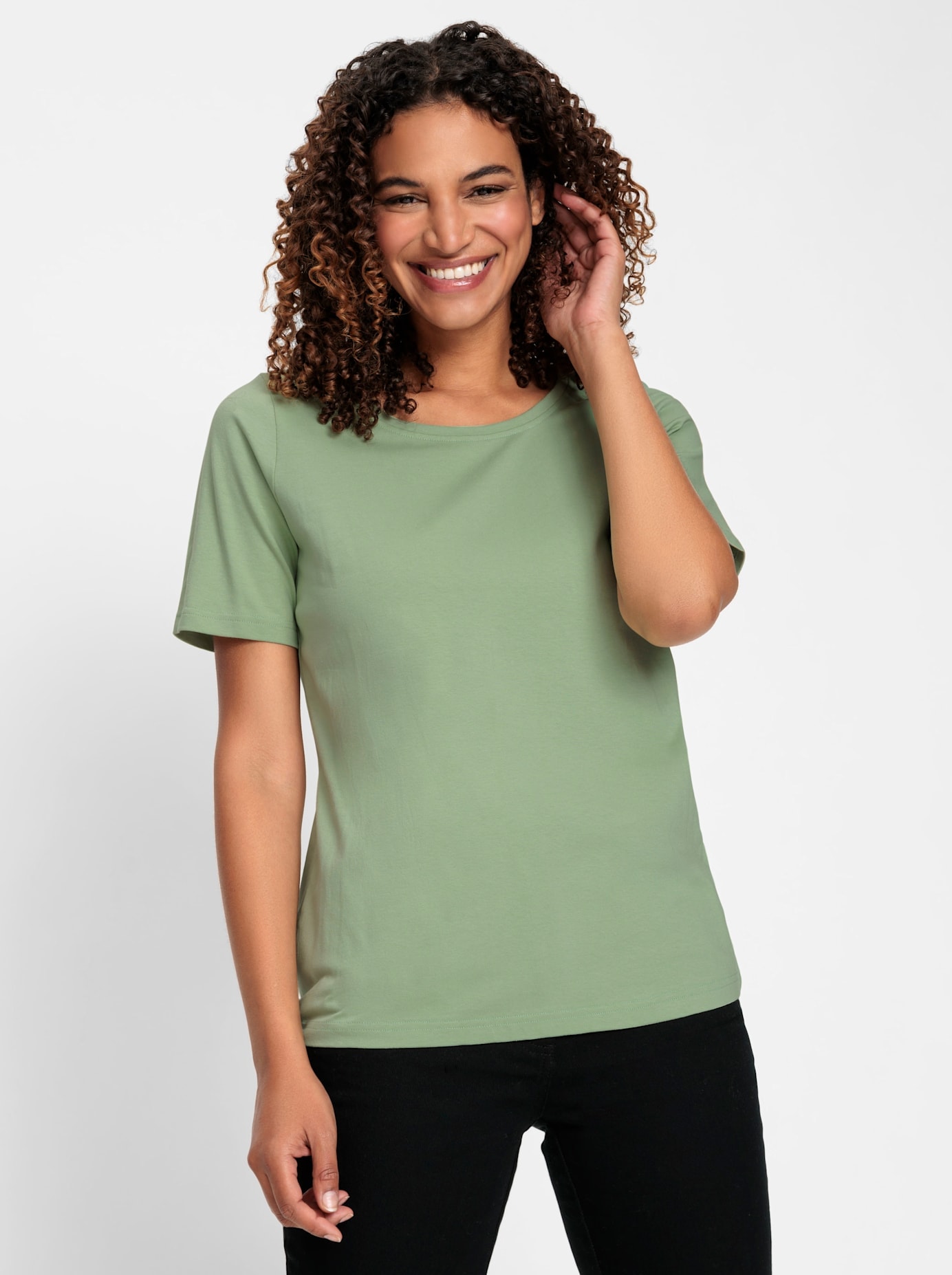 Casual Looks Kurzarmshirt "Kurzarm-Shirt", (1 tlg.) günstig online kaufen
