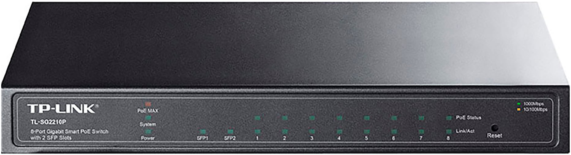 Netzwerk-Switch »Omada TL-SG2210P 8-Port Gigabit PoE L2 Managed Switch 2xSFP«