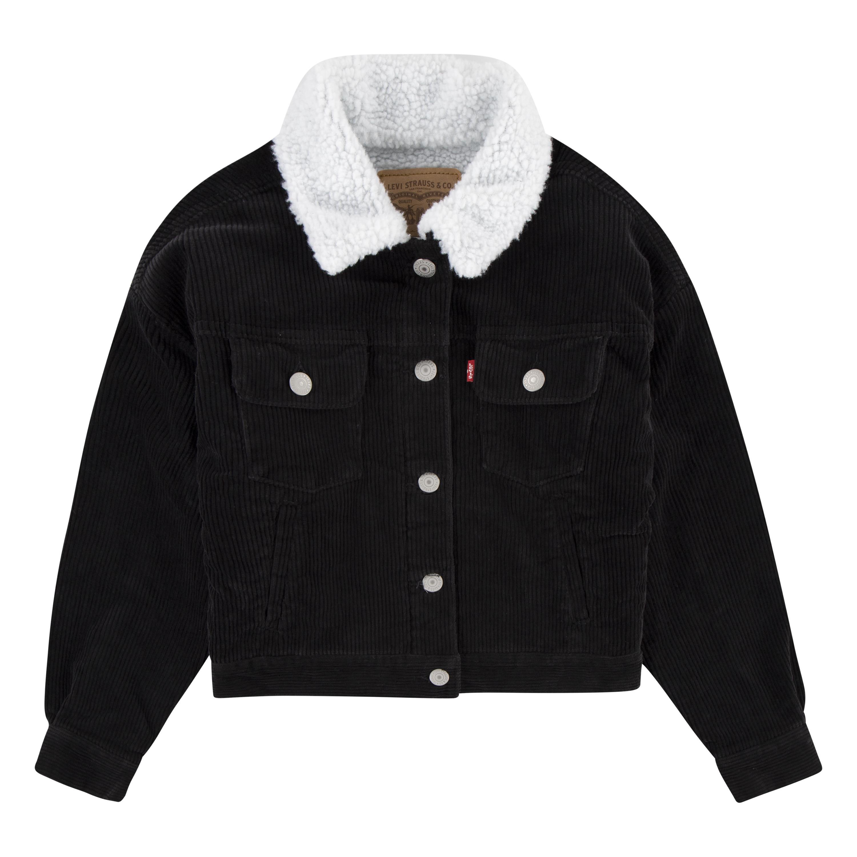 Levis Kids Cordjacke "LVG BABY BAGGY CORDUROY TRUCKE" mit Fellimitatkragen, for Girls