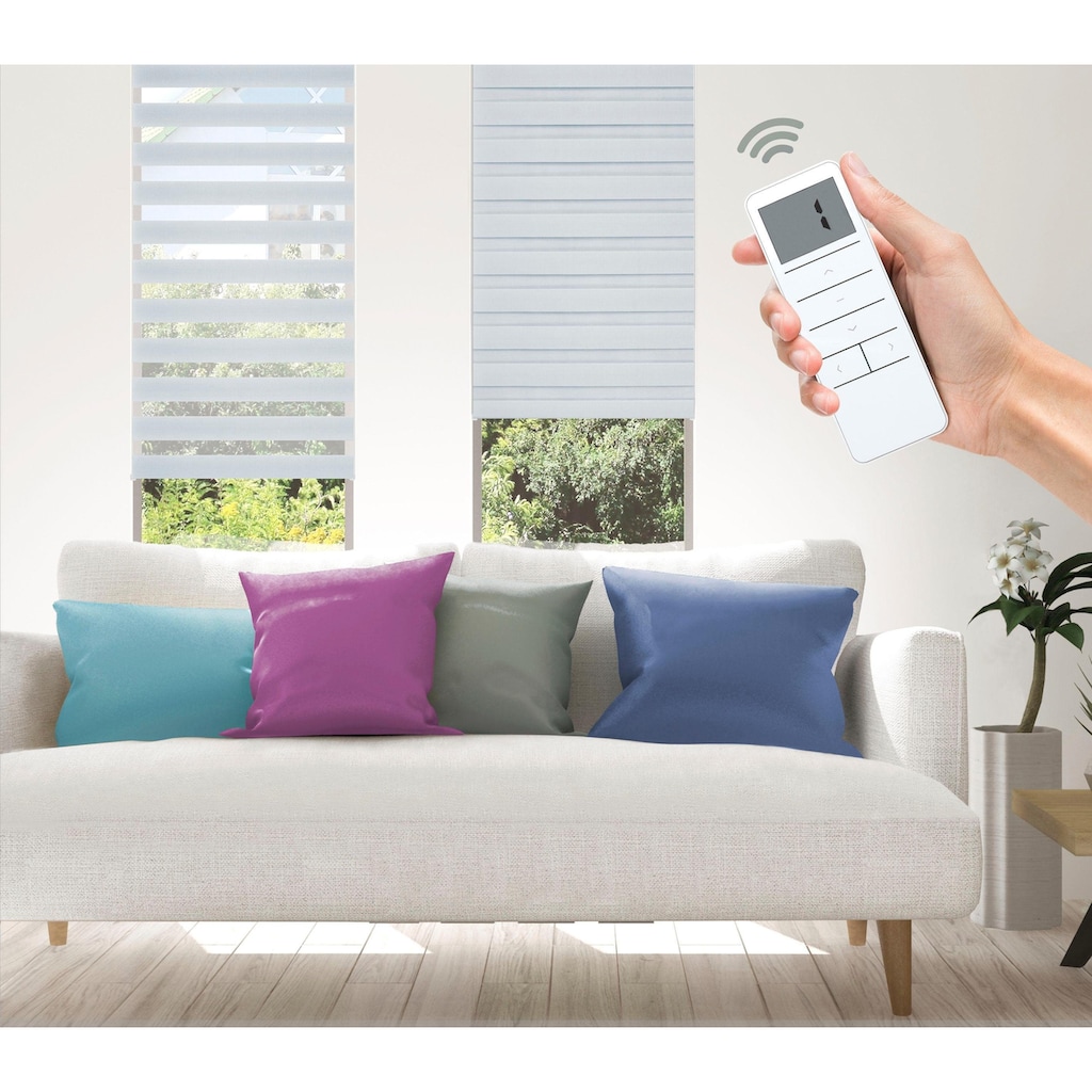 Good Life Elektrisches Rollo »Aline - SMART HOME«, Lichtschutz, ohne Bohren