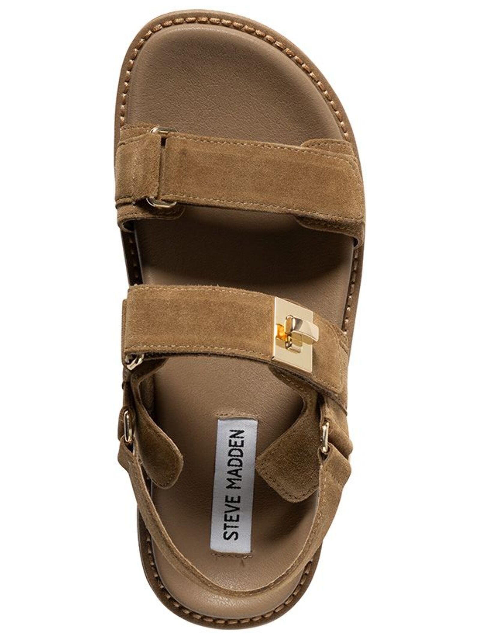 STEVE MADDEN Plateausandaletten »STEVE MADDEN Sandalen Veloursleder«