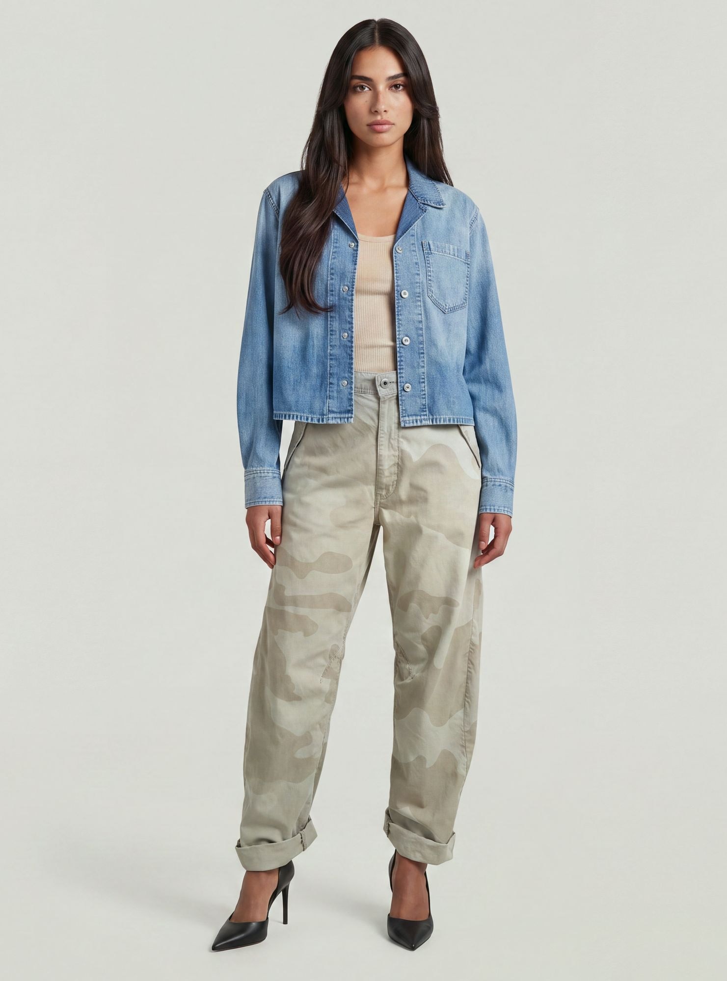 G-STAR Langarmshirt »Resort Boxy Relaxed Shirt«