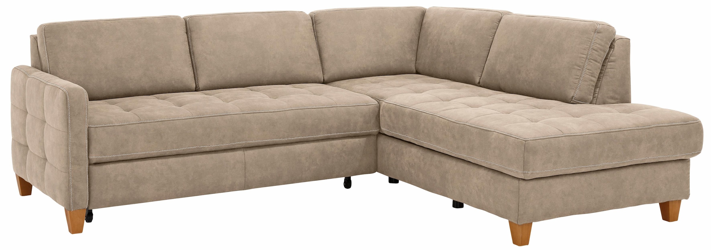 Home affaire Ecksofa »Earl L-Form«, wahlweise auch mit Bettfunktion oder Bettfunktion mit Bettkasten