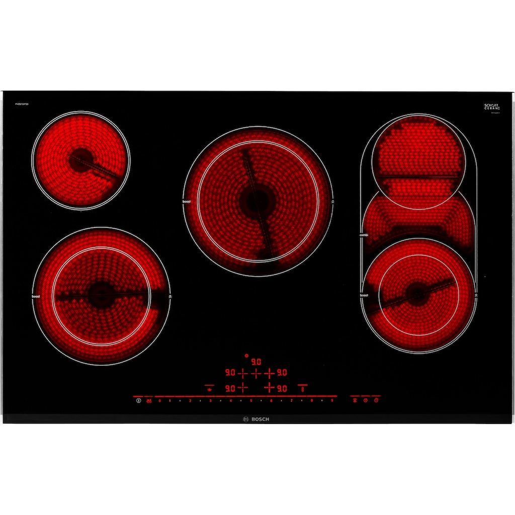 BOSCH Elektro-Kochfeld von SCHOTT CERAN®, PKM875DP1D, mit Powerboost-Funktion