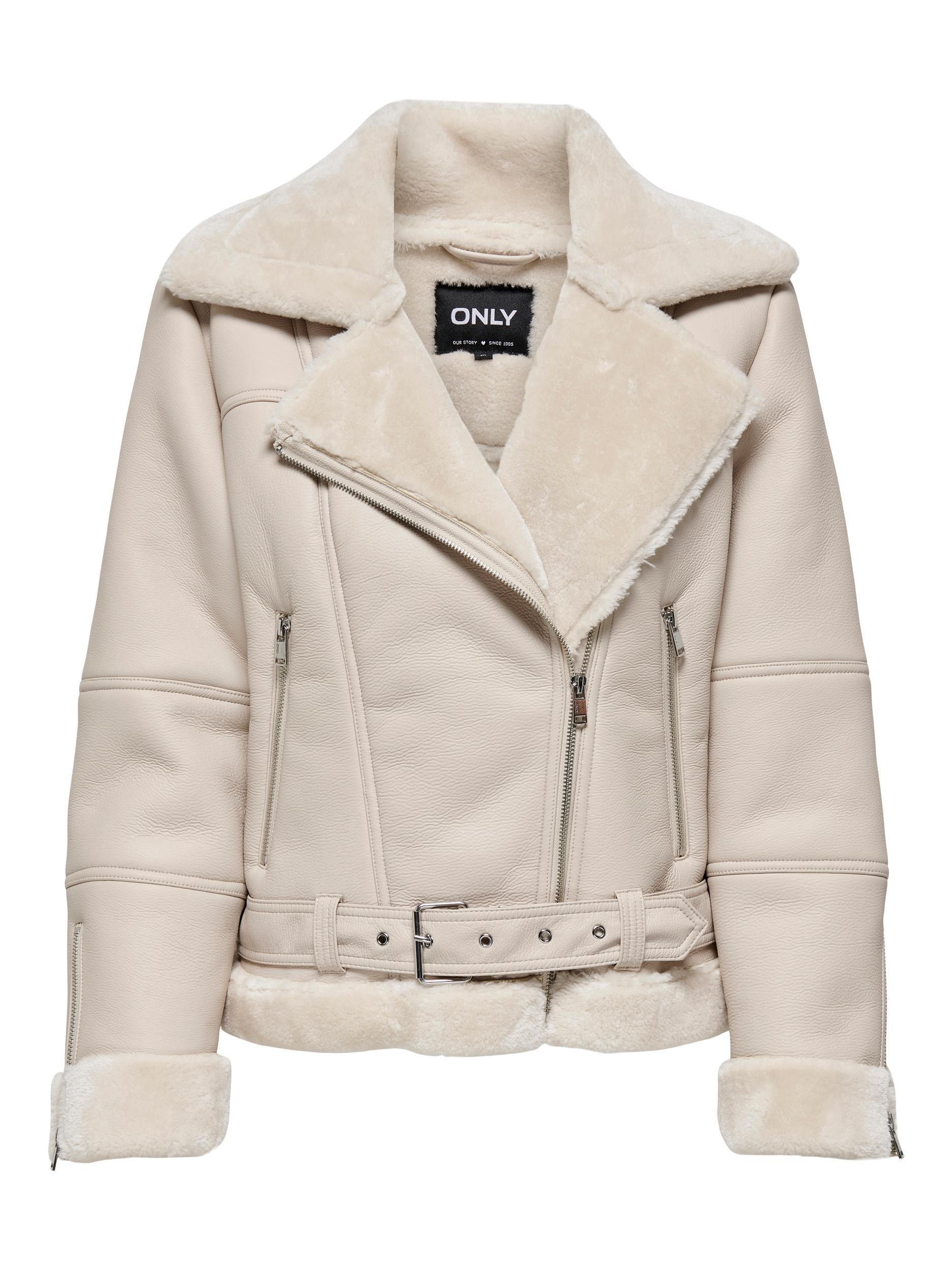 ONLY Lederimitatjacke "ONLAGNETE FAUX LEATHER BIKER JKT OTW" im Biker-Style günstig online kaufen
