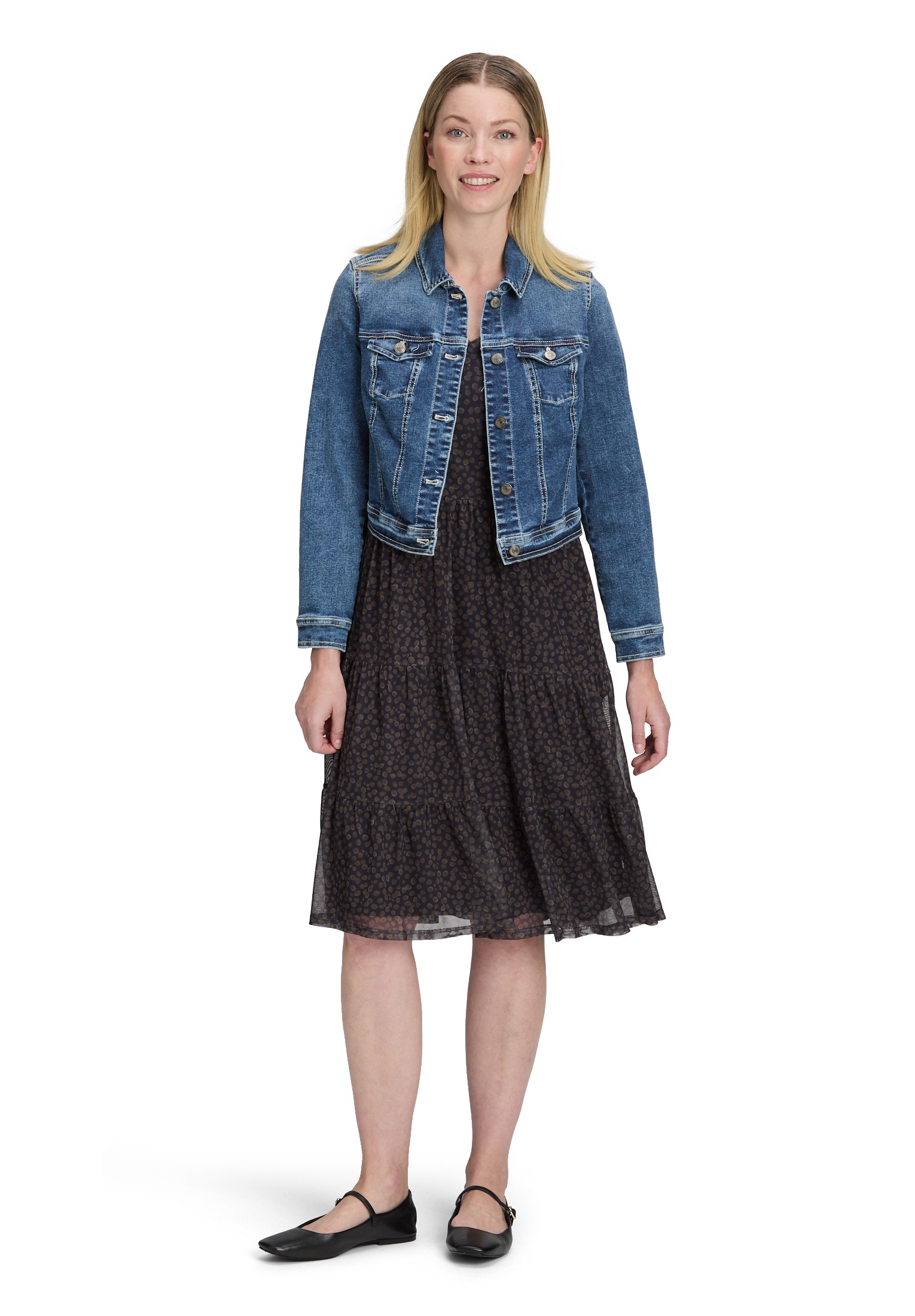 Vera Mont Jeansjacke »Vera Mont Damen Jeansjacke mit Waschung«