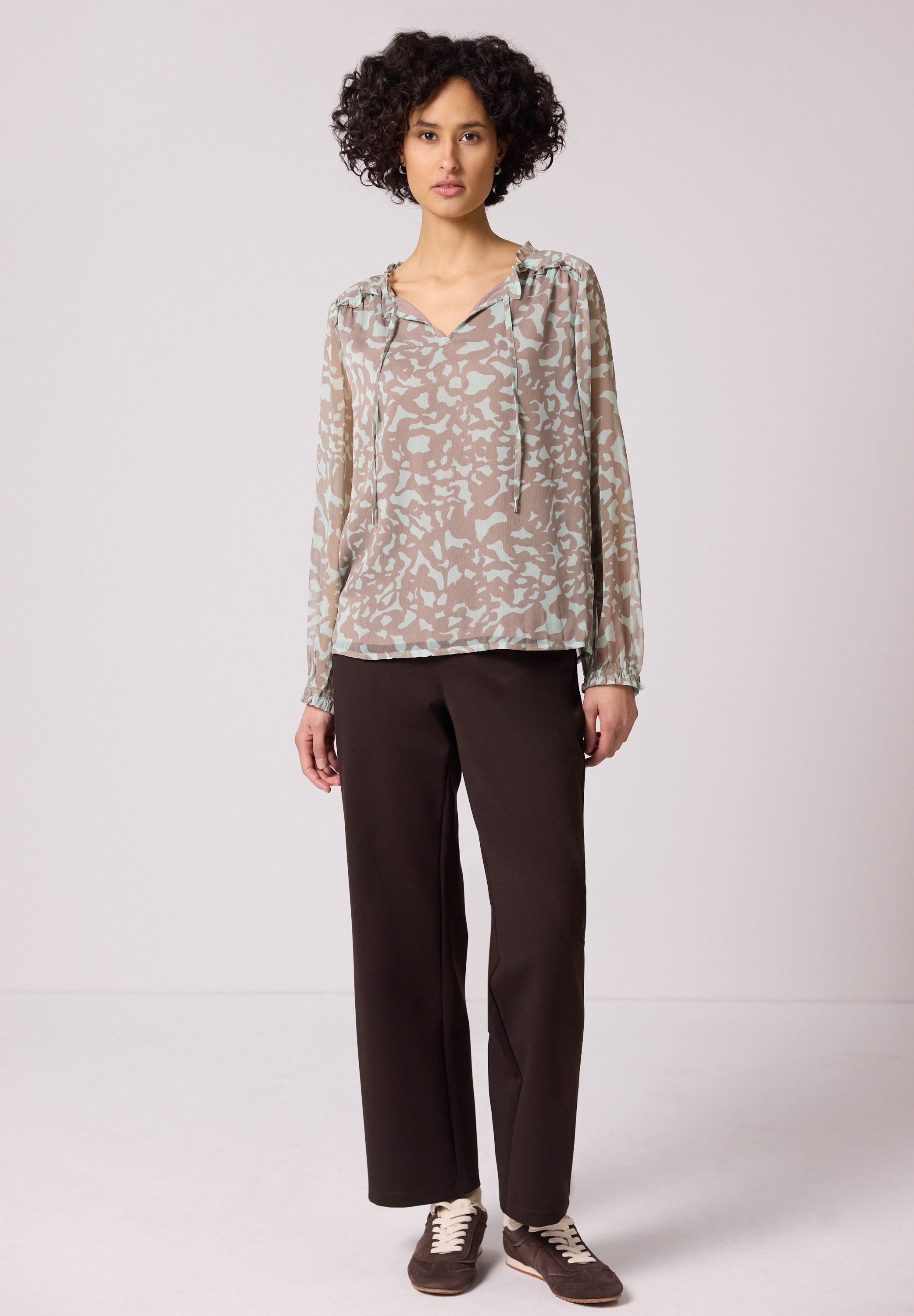 Thumbnail - STREET ONE Langarmbluse mit Rüschendetails