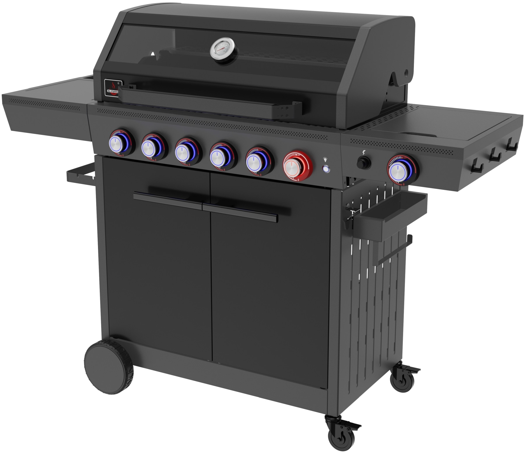 El Fuego Gasgrill »Key West« 22 kW (6 Brenner je 3,0 kW + 1 Turbobrenner 4,0 kW)