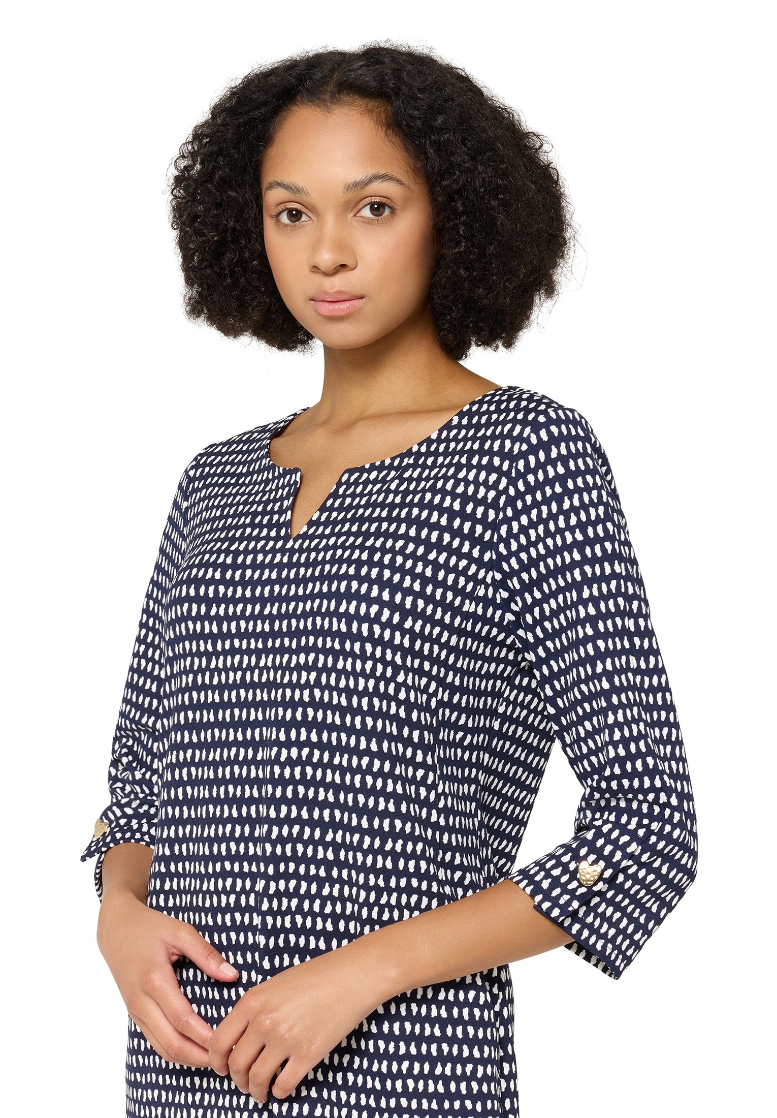 Cartoon Druckkleid »Damen mit Muster« Ohne Tasche