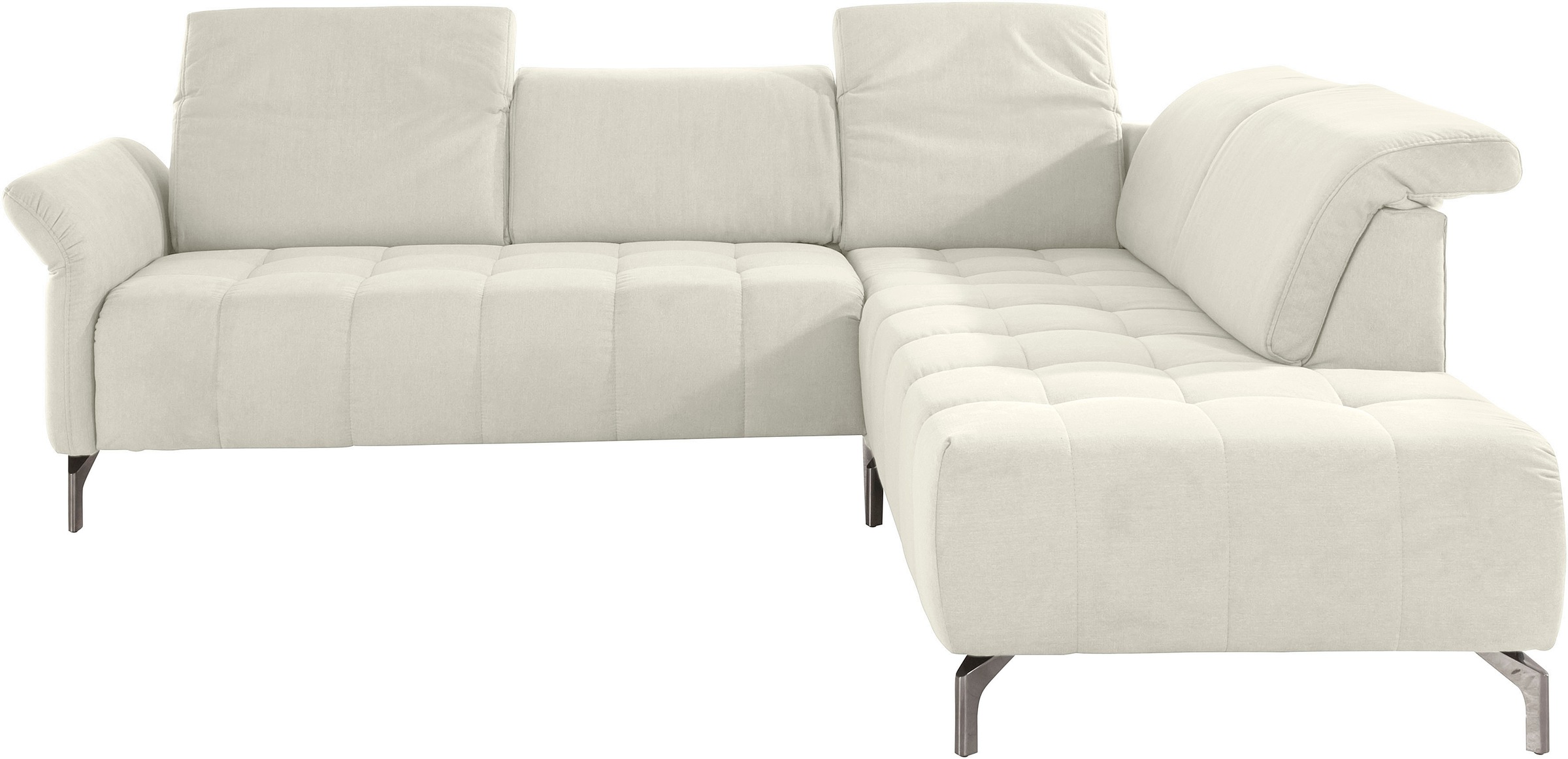 Home affaire Ecksofa "Fresh L-Form" Federkern, wahlweise Kopfteilverstellun günstig online kaufen